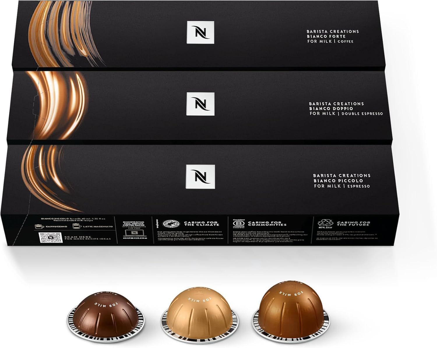 Nespresso Capsules Vertuo, Odacio, Medium Roast Coffee, 30-Count Coffee Pods, Brews 7.8oz.