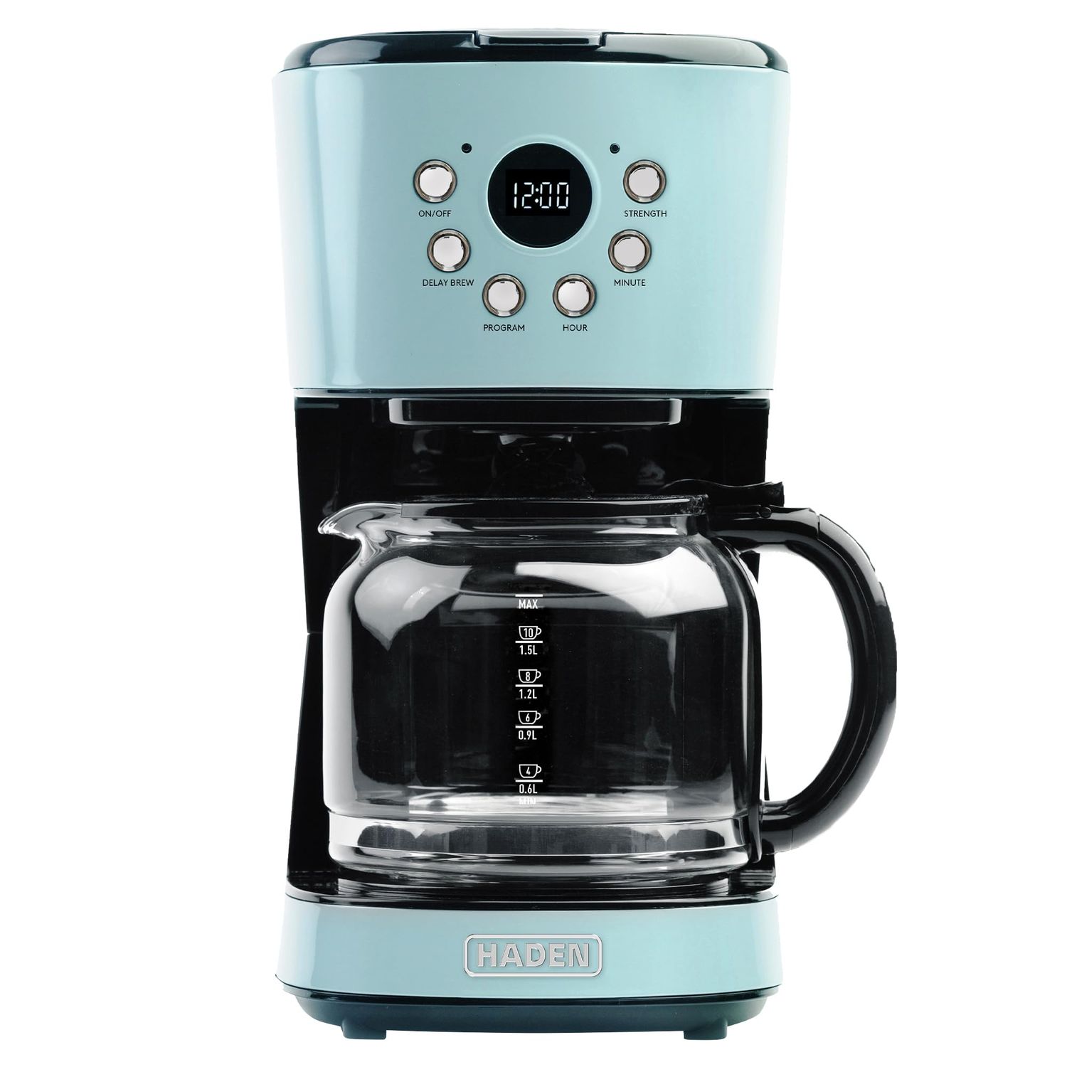HADEN Coffee Machine, 12 Cup Programmable Drip Coffee Maker with Auto Shut-Off Function and Reusabl…