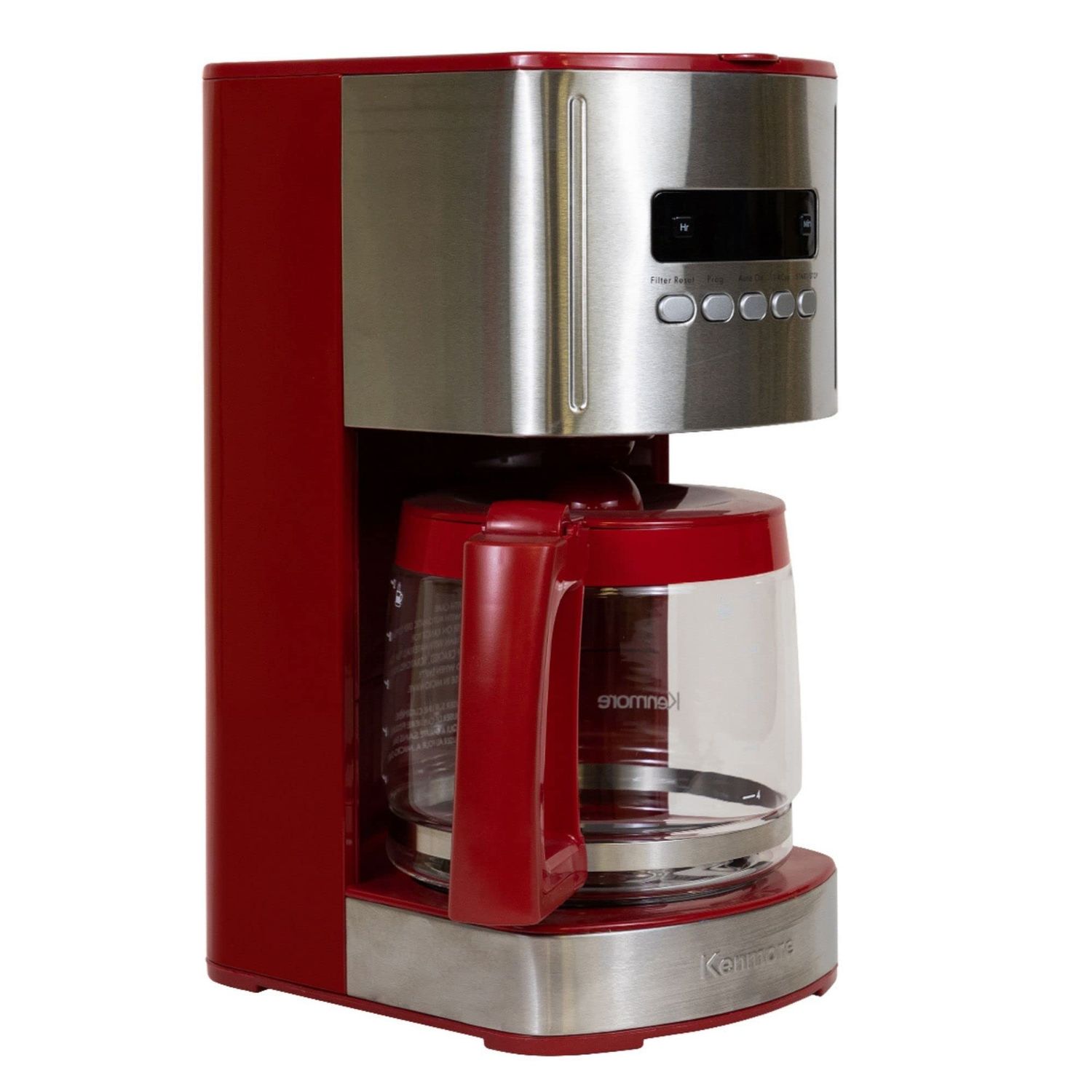 Kenmore Drip Coffee Maker - 12 Cup Programmable Cafe Machine With Glass Pot, Regular &amp; Bold Brew, A…