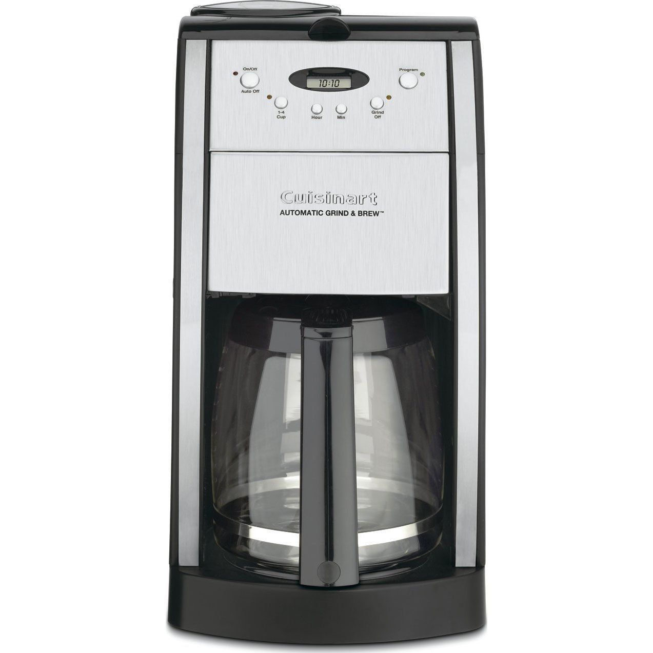 Cuisinart DGB-550BKNAS Automatic Coffeemaker Grind &amp; Brew, 12-Cup Glass, Black