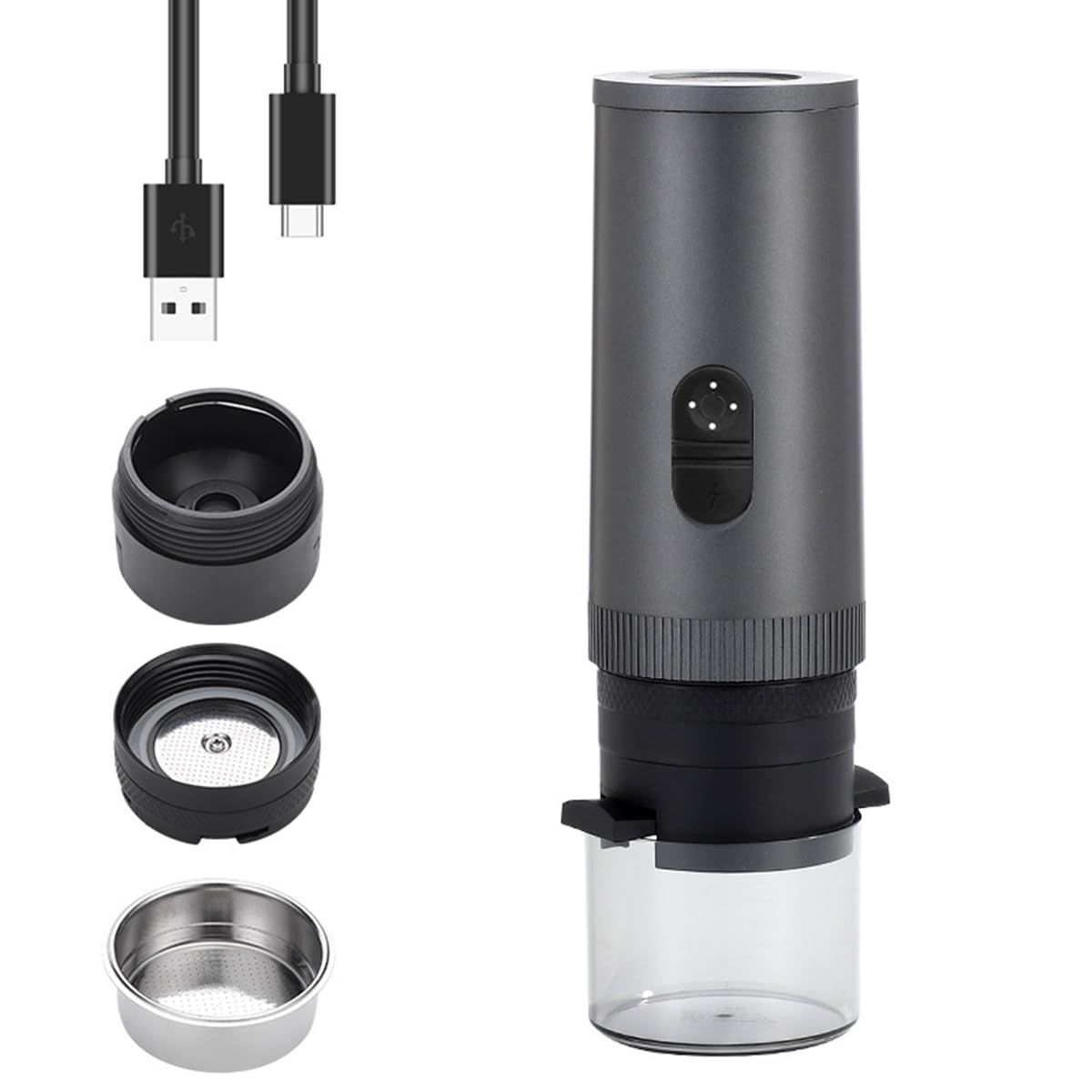 3-in-1 Portable Espresso Machine with Self-Heating, 20 BAR Pressure, 7800mAh Battery – Compact Trav…