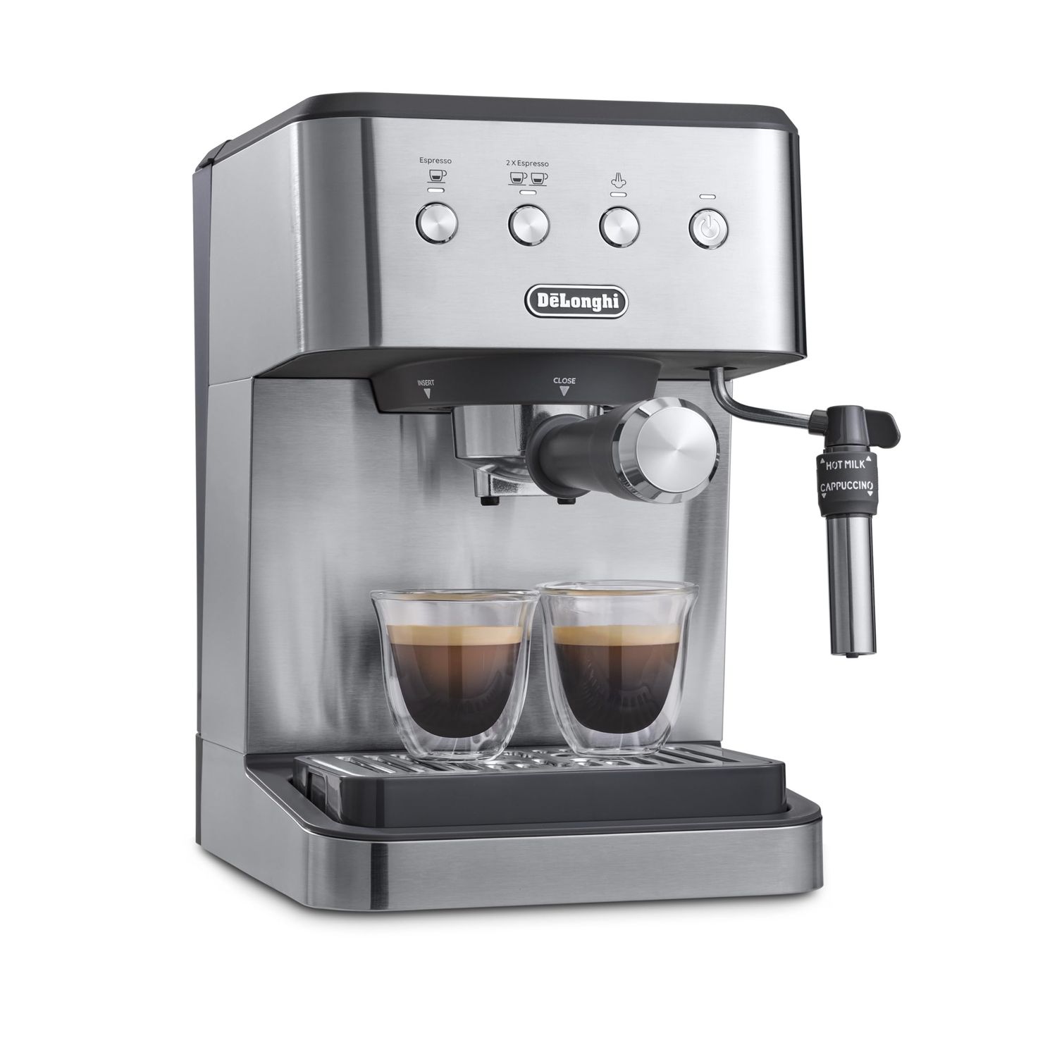 De'Longhi EM400M Classic Espresso Machine, Stainless Steel