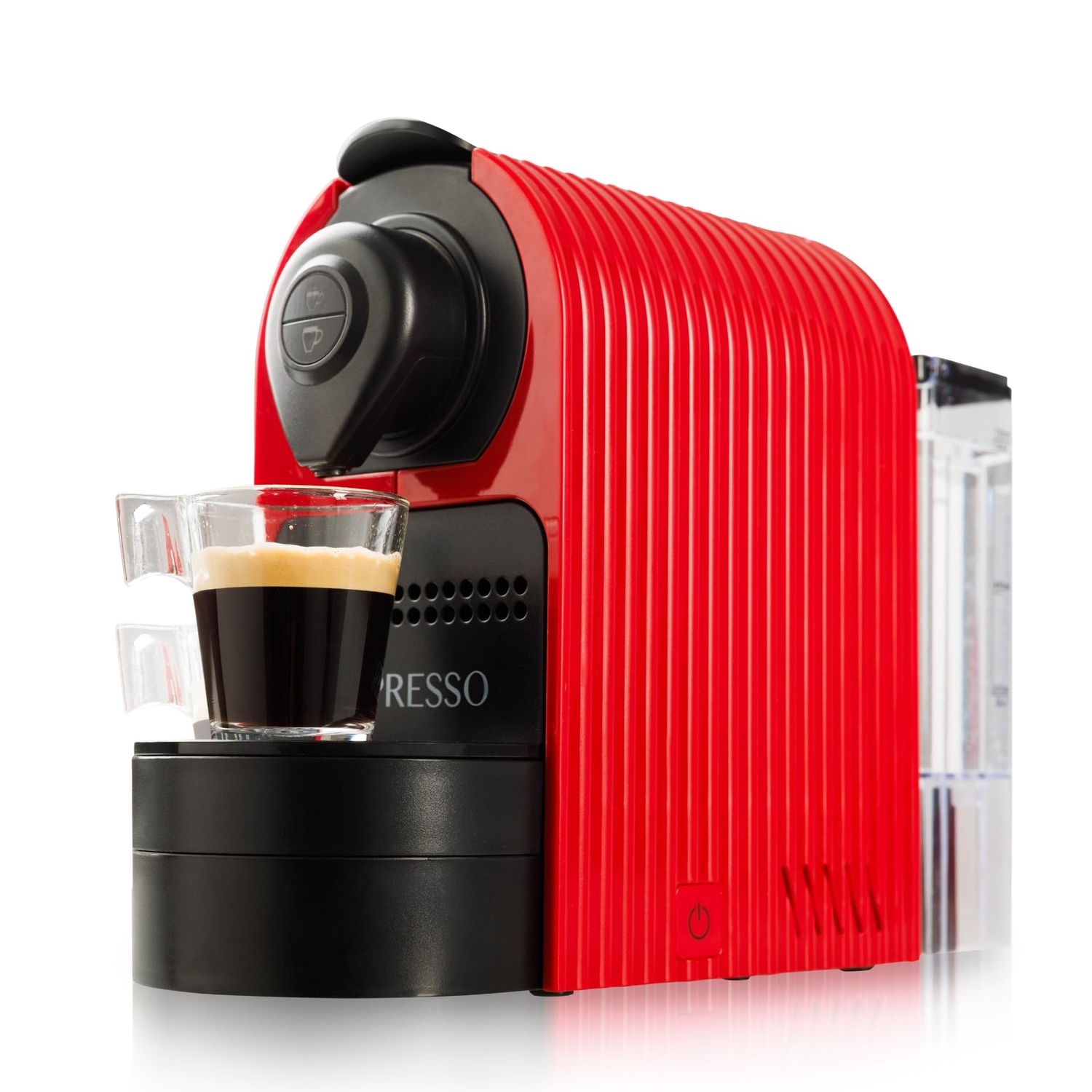 Mixpresso Red Espresso Coffee Machine – Compact 1400W Single Serve Coffee Maker Compatible with Nes…