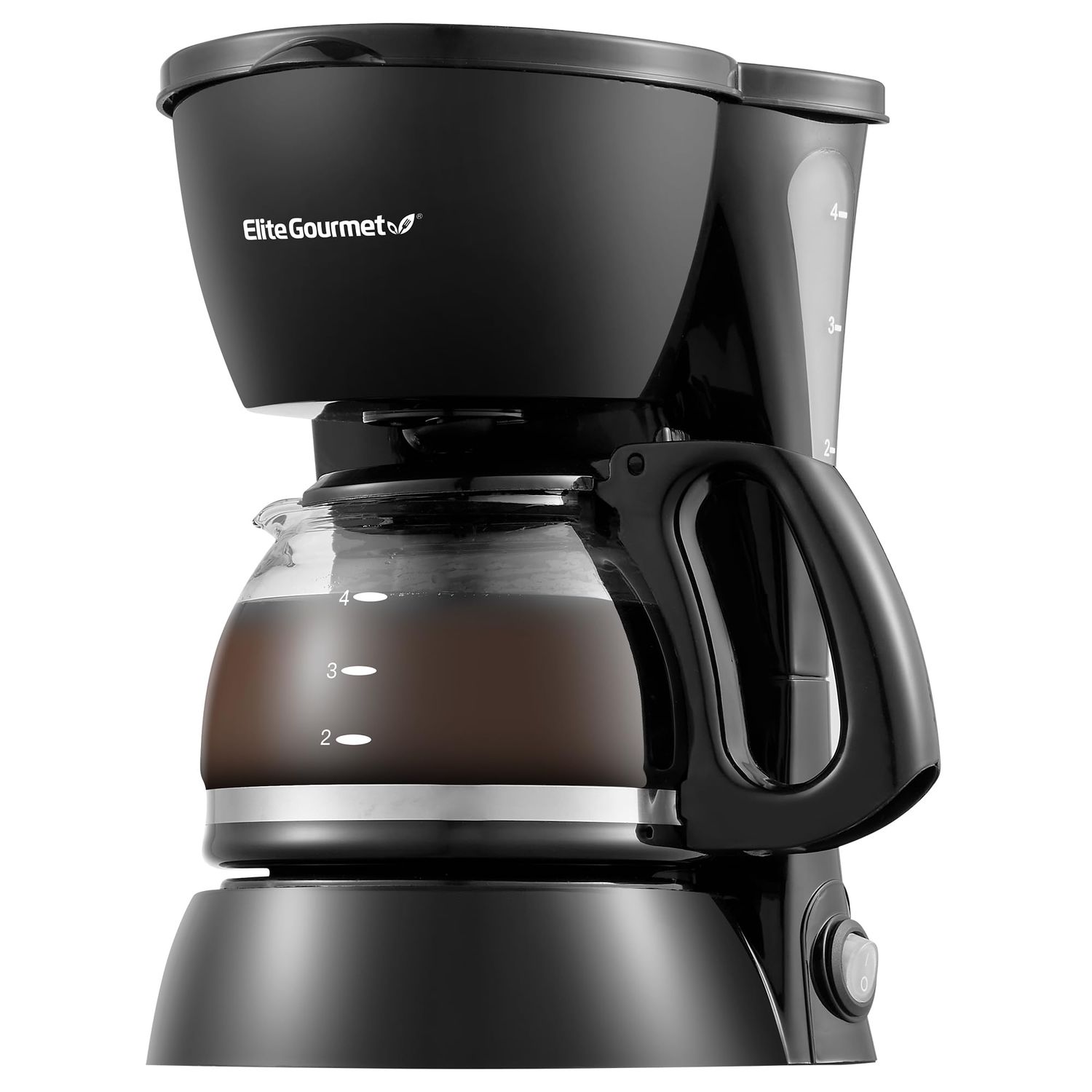 Elite Gourmet EHC4128 Automatic 4-Cup Brew &amp; Drip Coffee Maker with Pause N Serve, Glass Carafe, Re…