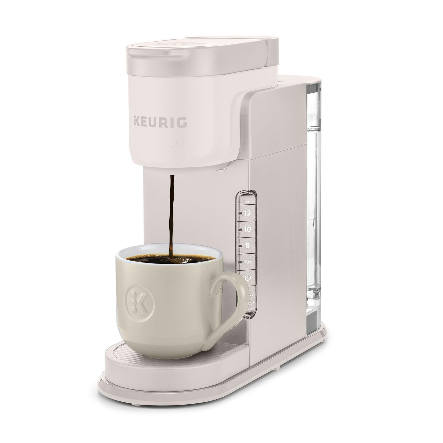 Keurig K-Express Single Serve K-Cup Pod Coffee Maker, 3 Brew Sizes, Strong Button Feature, 42oz Rem…