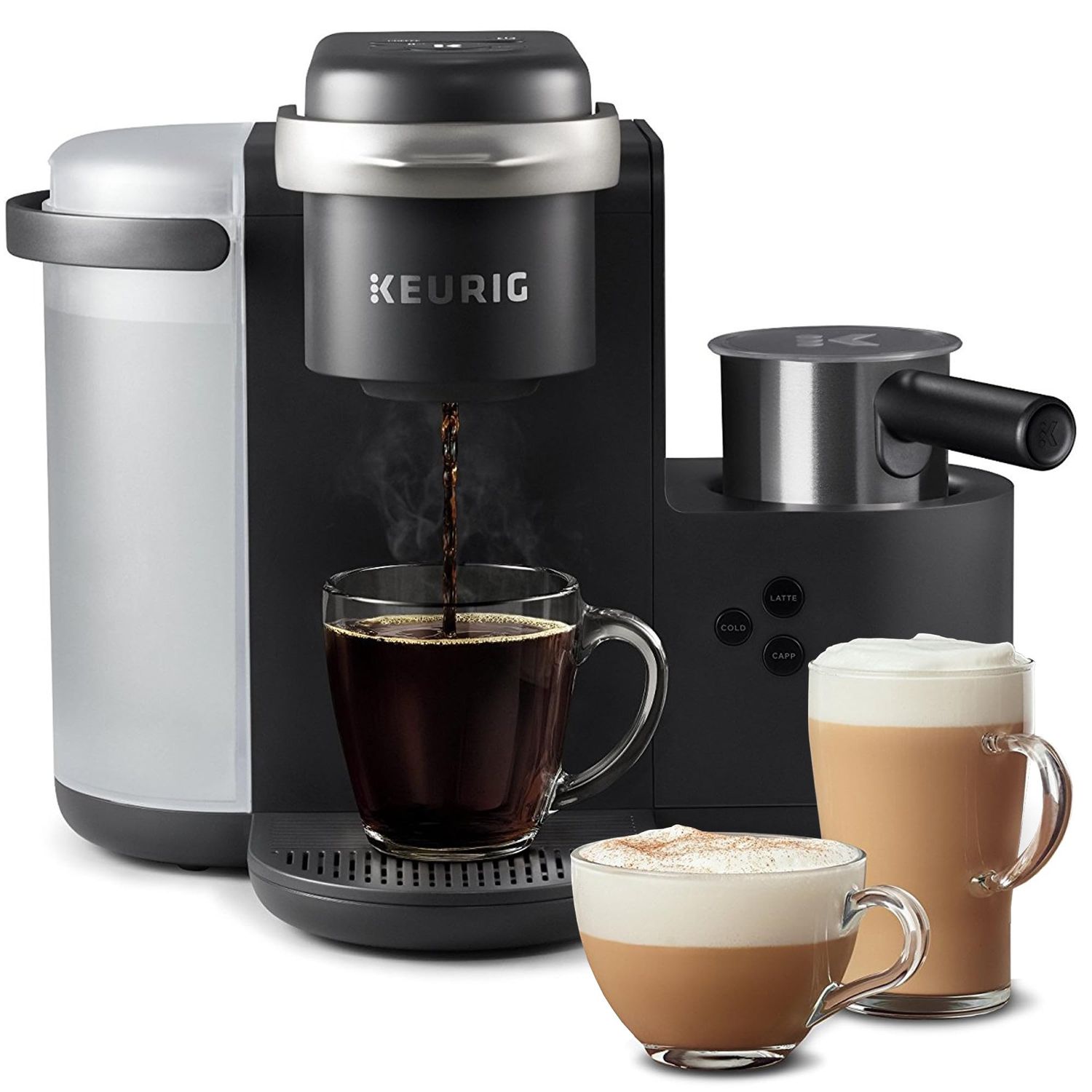 Keurig K-Cafe Single-Serve K-Cup Coffee Maker, Latte Maker and Cappuccino Maker, Comes with Dishwas…