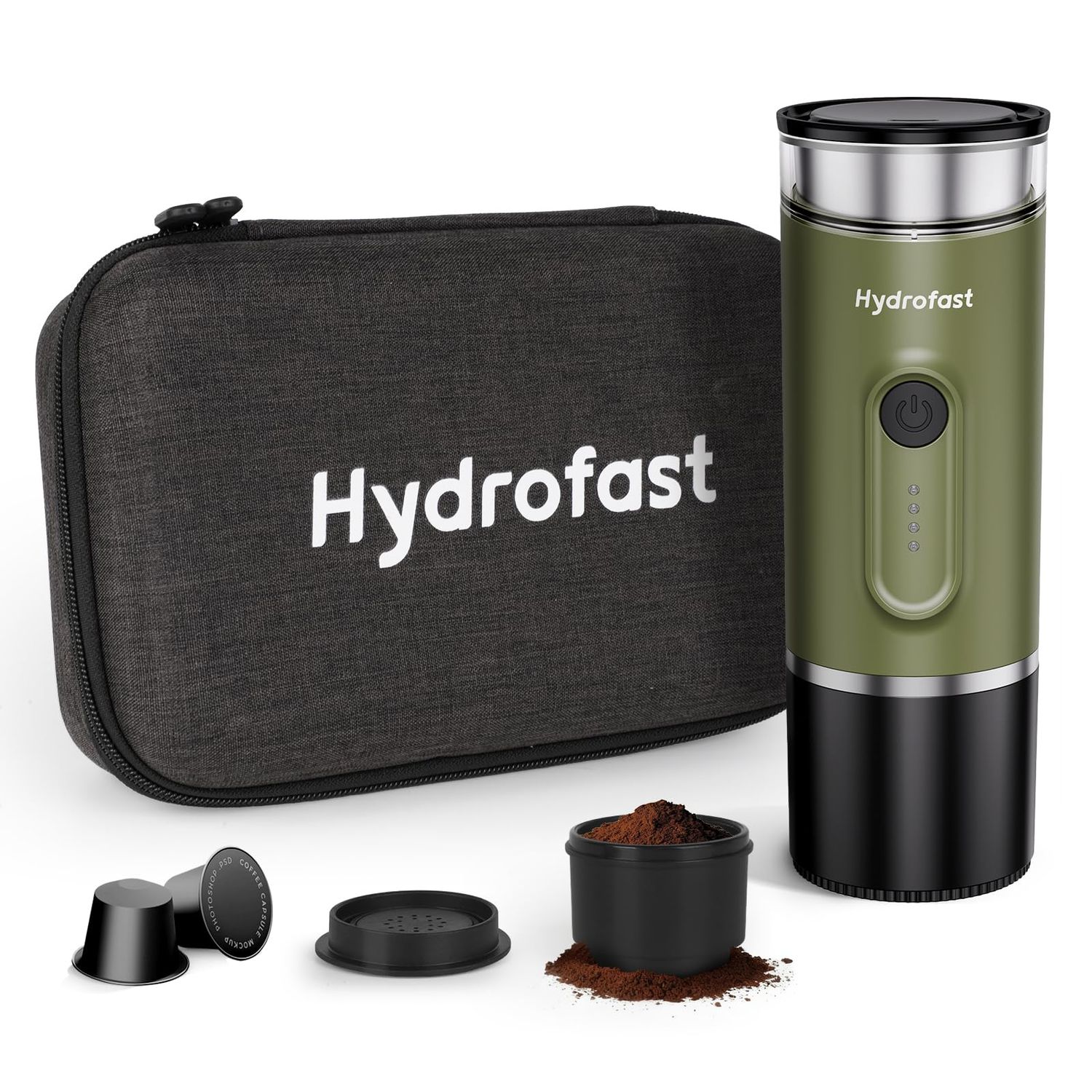 Portable Electric Espresso Machine, Self-Heating Travel Coffee Maker with 7800mAh Battery, USB-C Re…