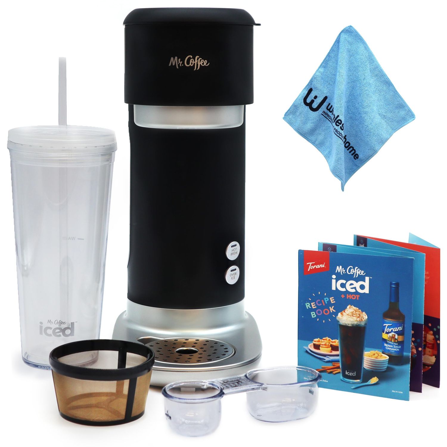 Mr. Coffee Iced Coffee Maker, Single Serve Hot and Cold Coffee Maker with 22 ounce Reusable Tumbler…