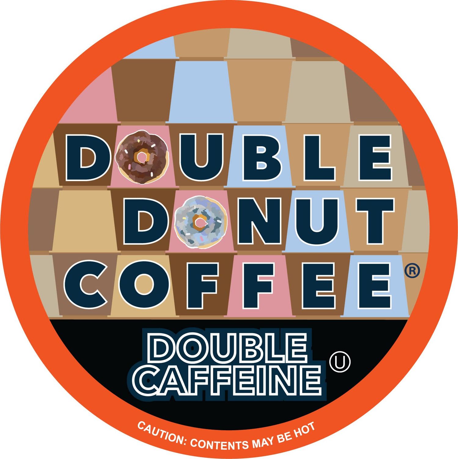 Double Donut Coffee Half Caff Coffee Pods, Single Serve Half Caffeine Coffee Pods For Keurig K Cup …