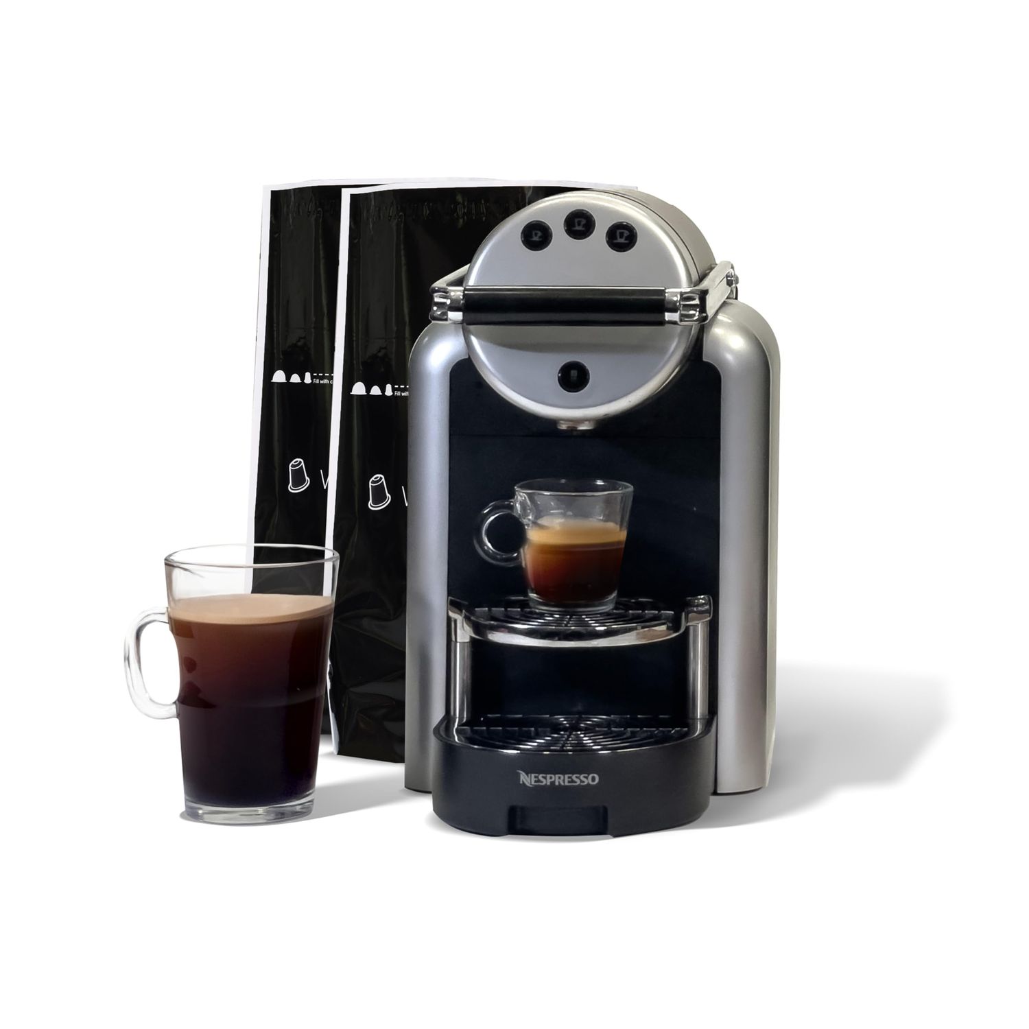 Nespresso Professional Machine Starter Bundle for, Zenius Professional Coffee Machine