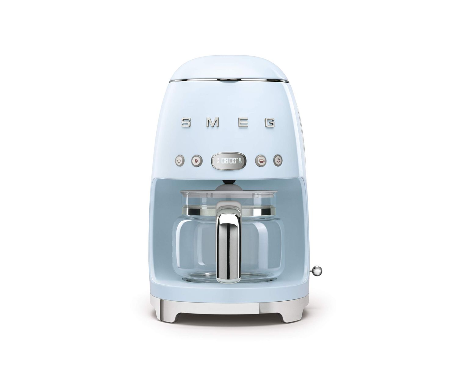Smeg 50's Retro Style Aesthetic Drip Coffee Machine with 10 Cup Glass Carafe, Auto Start Feature, K…