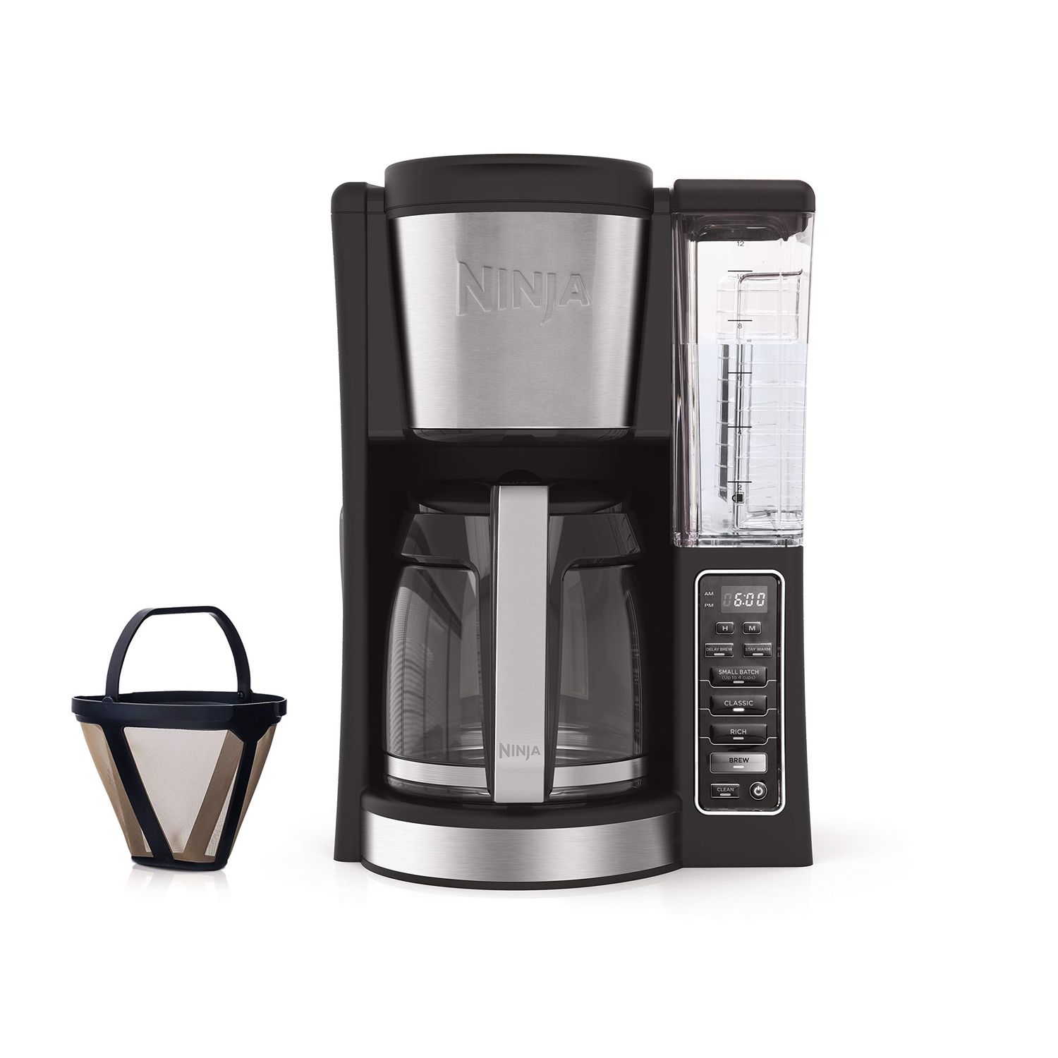 Ninja 12-Cup Programmable Coffee Maker with Classic and Rich Brews, 60 oz. Water Reservoir, and The…