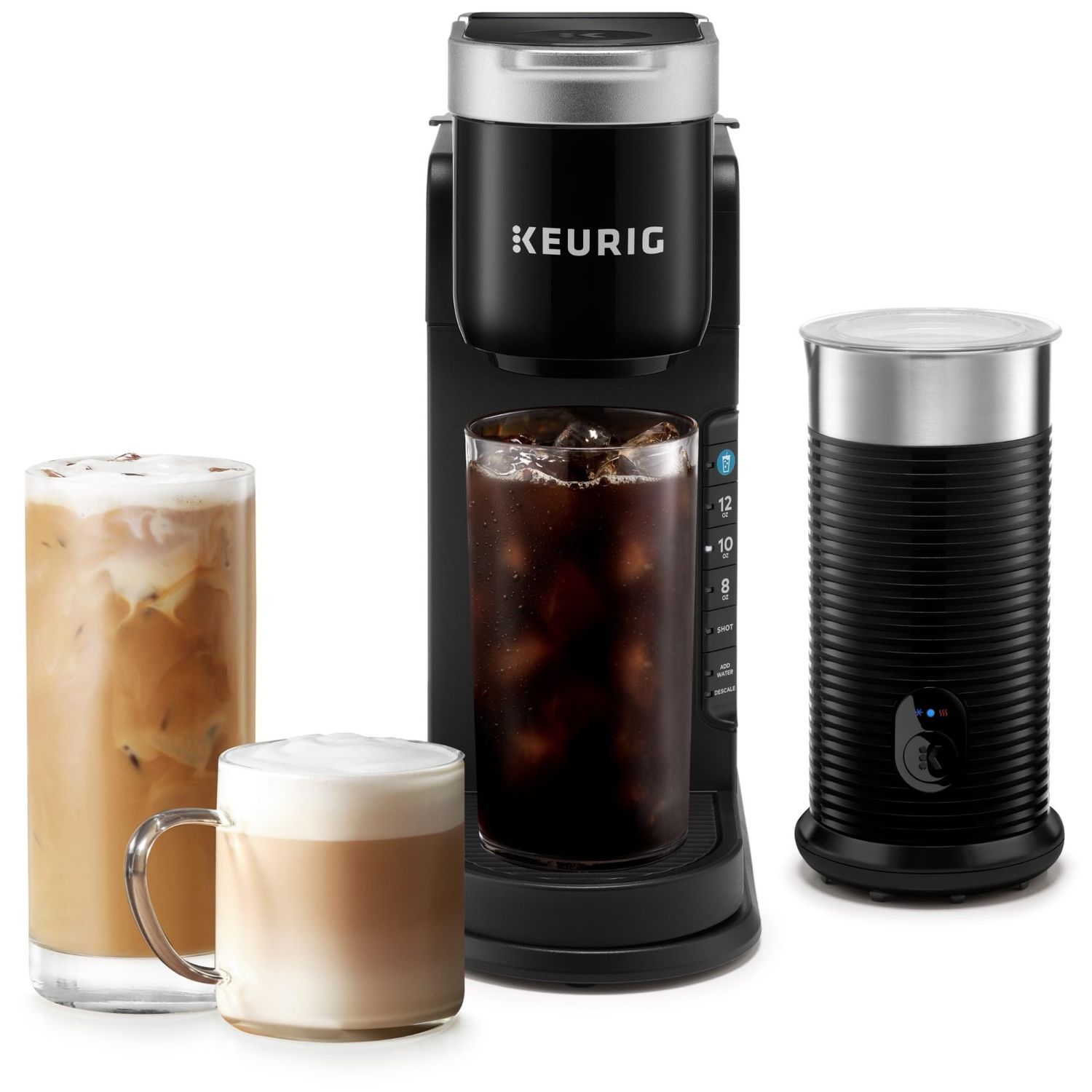 Keurig K-Café Barista Bar Single Serve Coffee Maker and Frother, with 3 Brew Sizes, Hot and Cold Co…