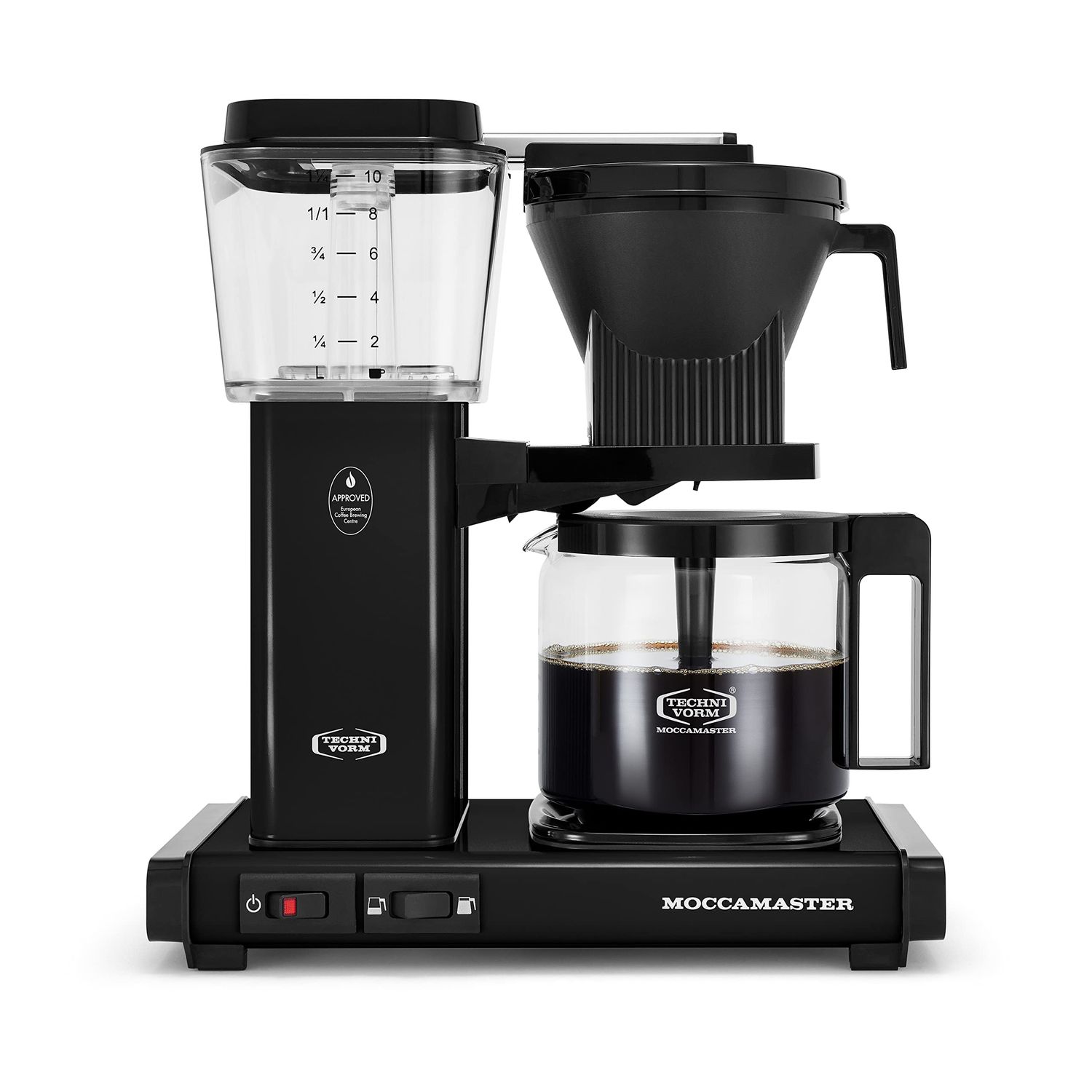 Technivorm Moccamaster 53937 KBGV 10-Cup Coffee Maker Black, 40 Ounce, 1.25l