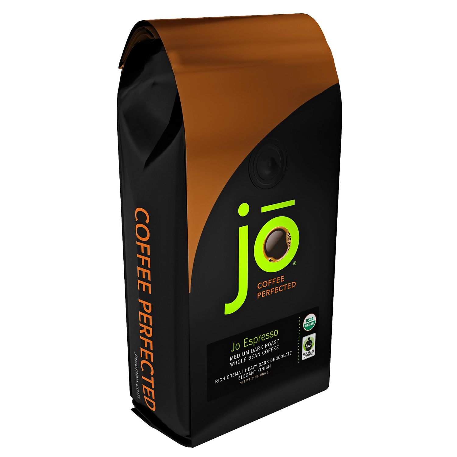 WILD JO: 2 lb, Organic Dark French Roast Coffee, Whole Bean, Bold Strong Rich Wicked Good, Great Fo…