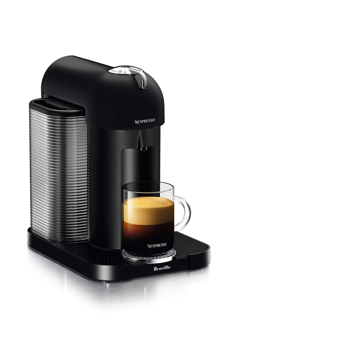 Nespresso Vertuo Coffee and Espresso Machine by Breville, Matte Black ()