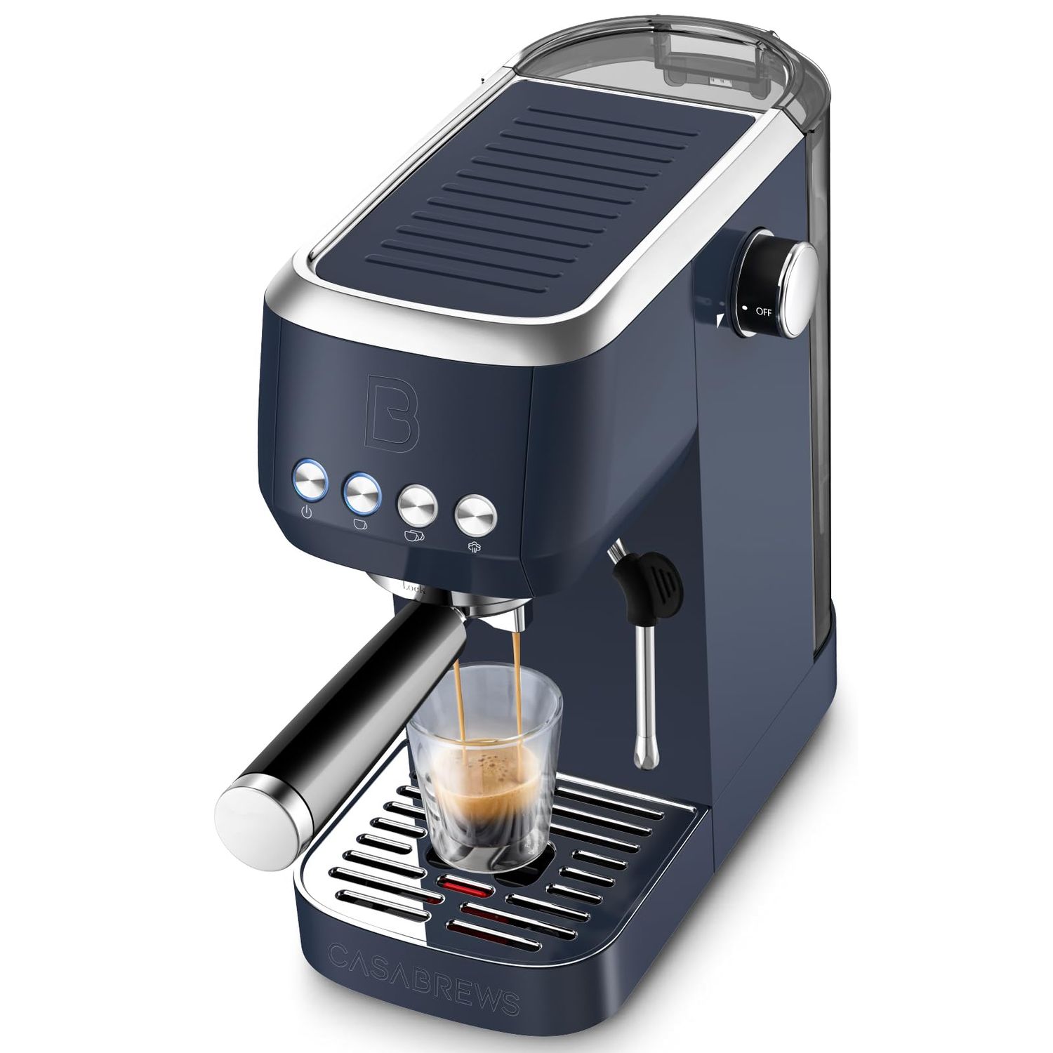 CASABREWS 3700 Essential Espresso Machine 20 Bar, Stainless Steel Coffee Maker with Steam Frother, …