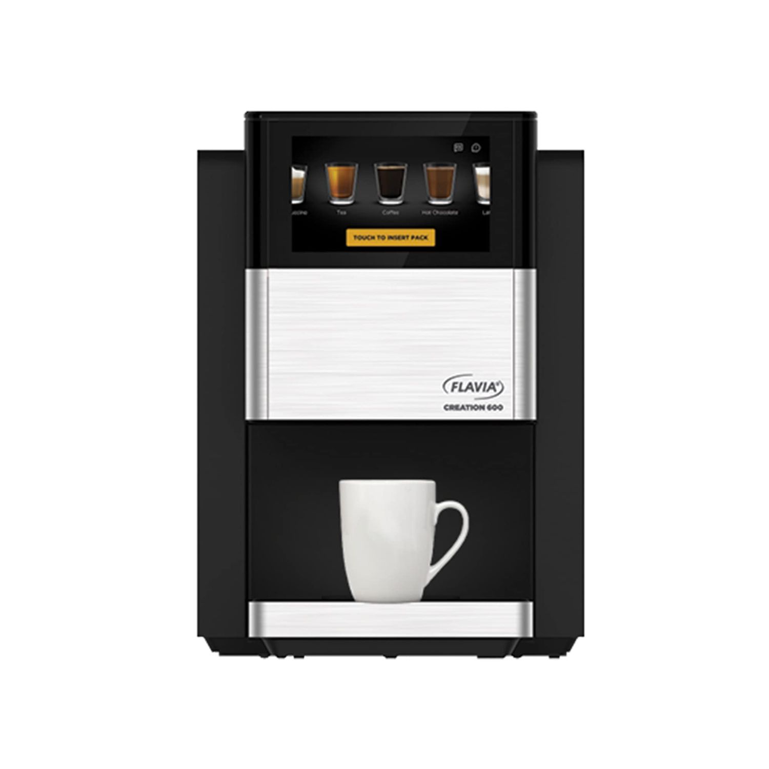 Flavia Creation 600 Brewer, Makes Coffee, Lattes, Tea, and other Hot or Cold Beverages with Single-…