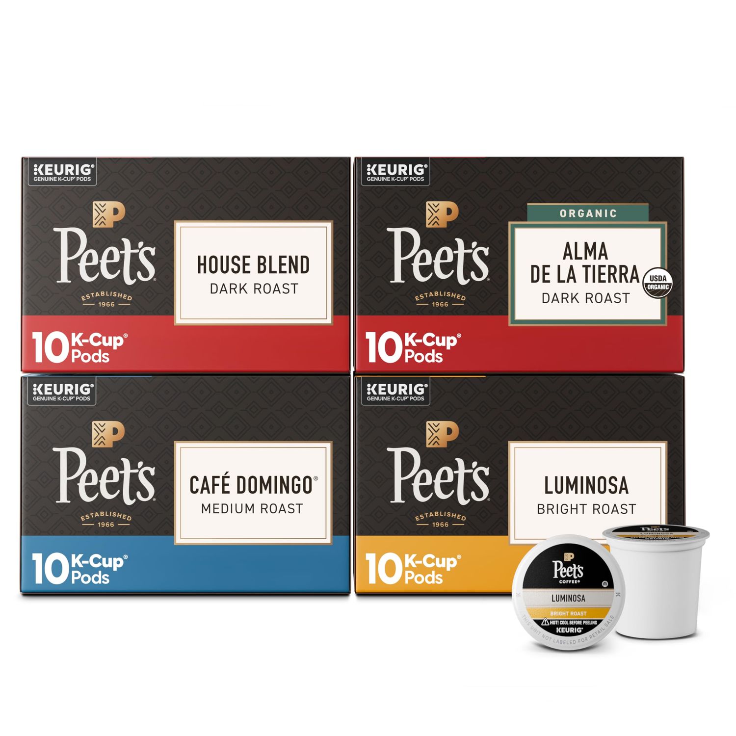 Peet's Coffee, Dark Roast Keurig K-Cup Pods, 100% Arabica Coffee - Major Dickason's Blend 75 Count …