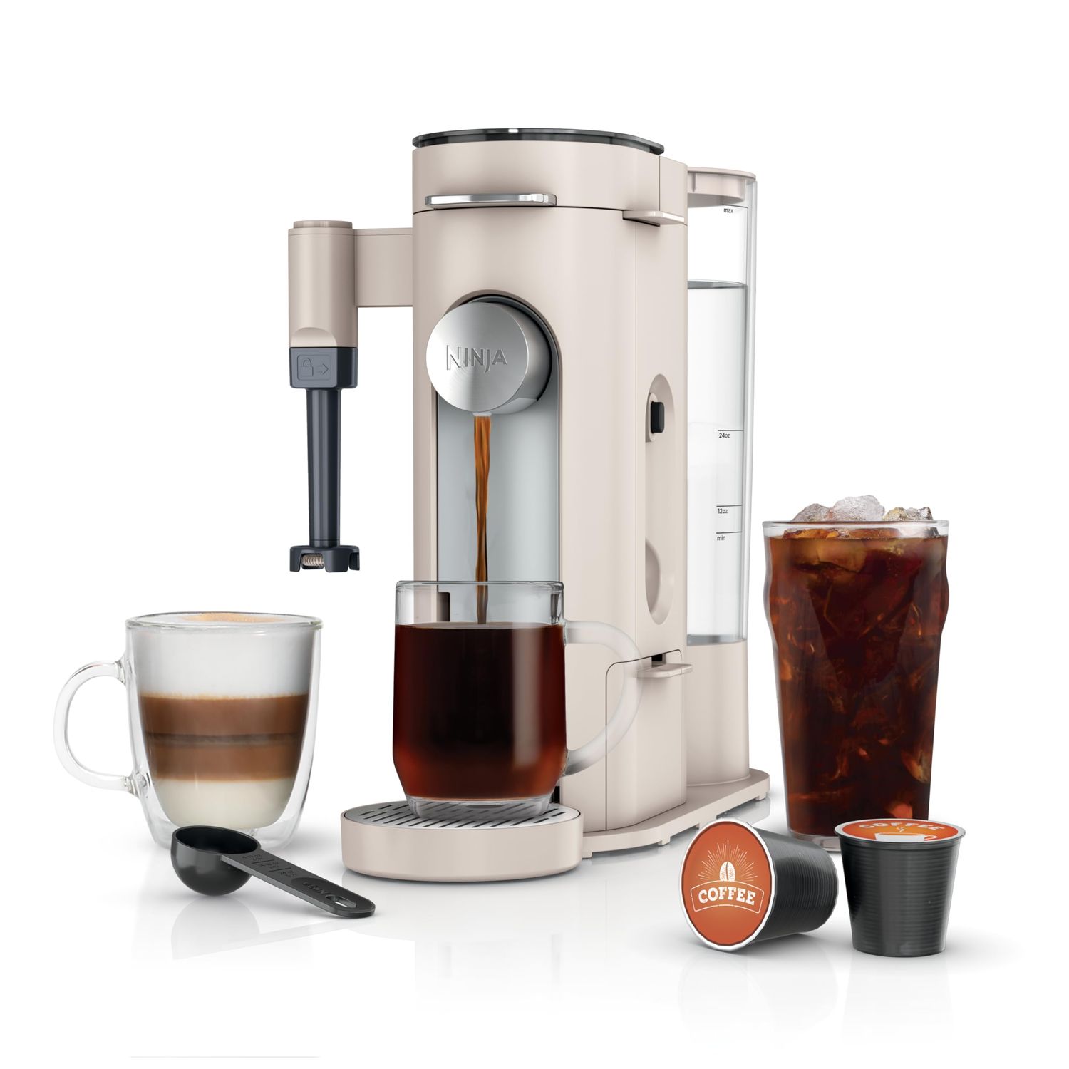 Ninja Pod &amp; Grounds | Coffee Maker | XL Single-Serve | K-Cup Pod Compatible | Brews Grounds | Compa…