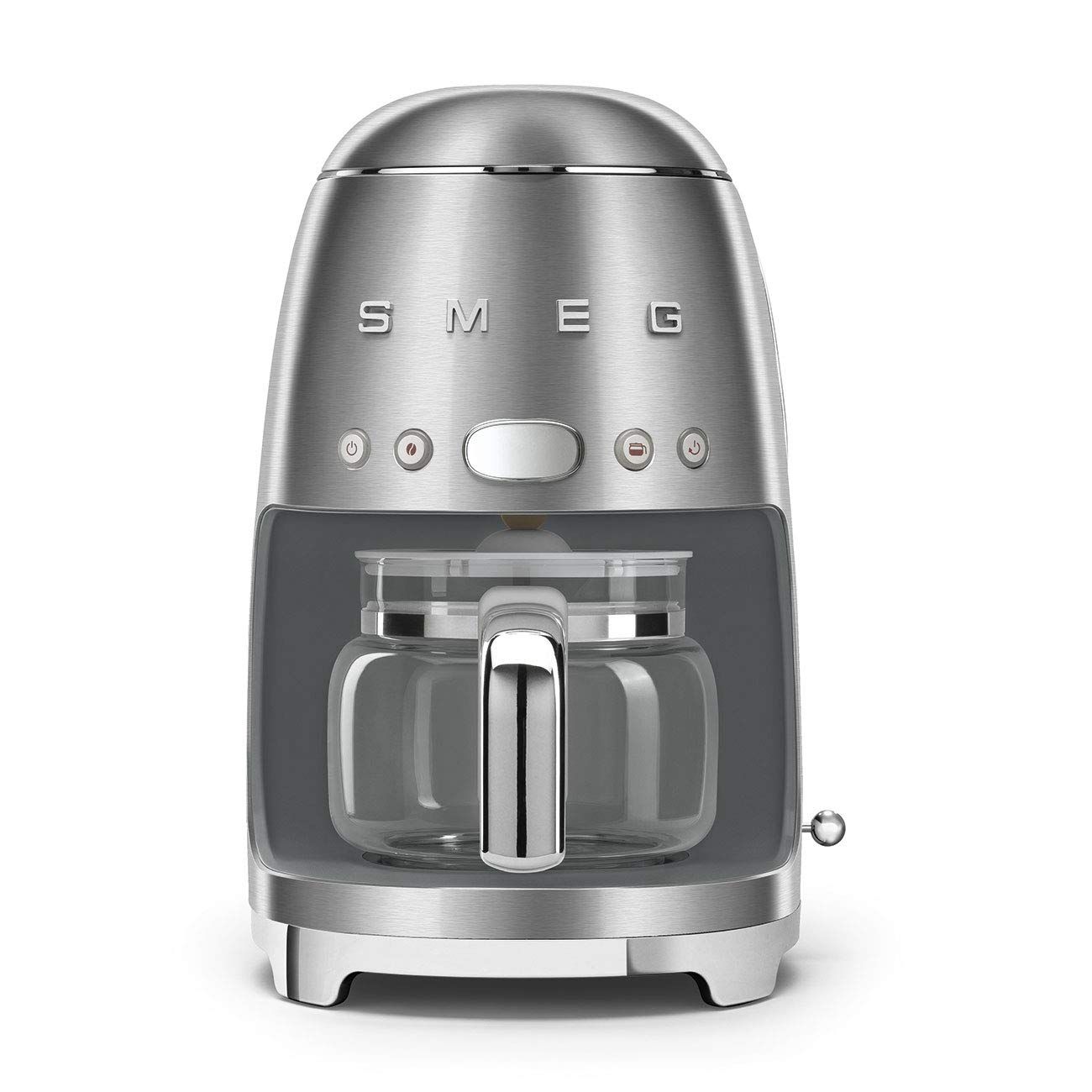 Smeg 50's Retro Style Aesthetic Drip Coffee Machine with 10 Cup Glass Carafe, Auto Start Feature, K…
