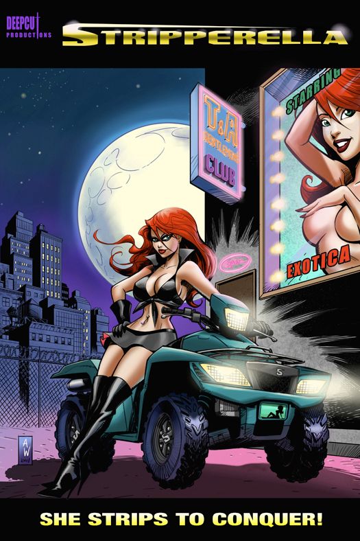 Stripperella paperback signed by Anthony Winn