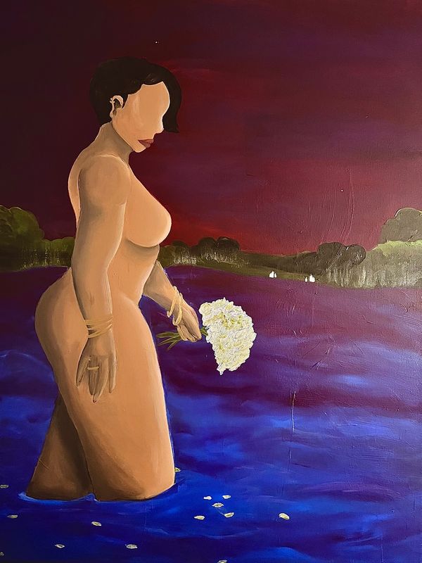 Into The Lake - Painting