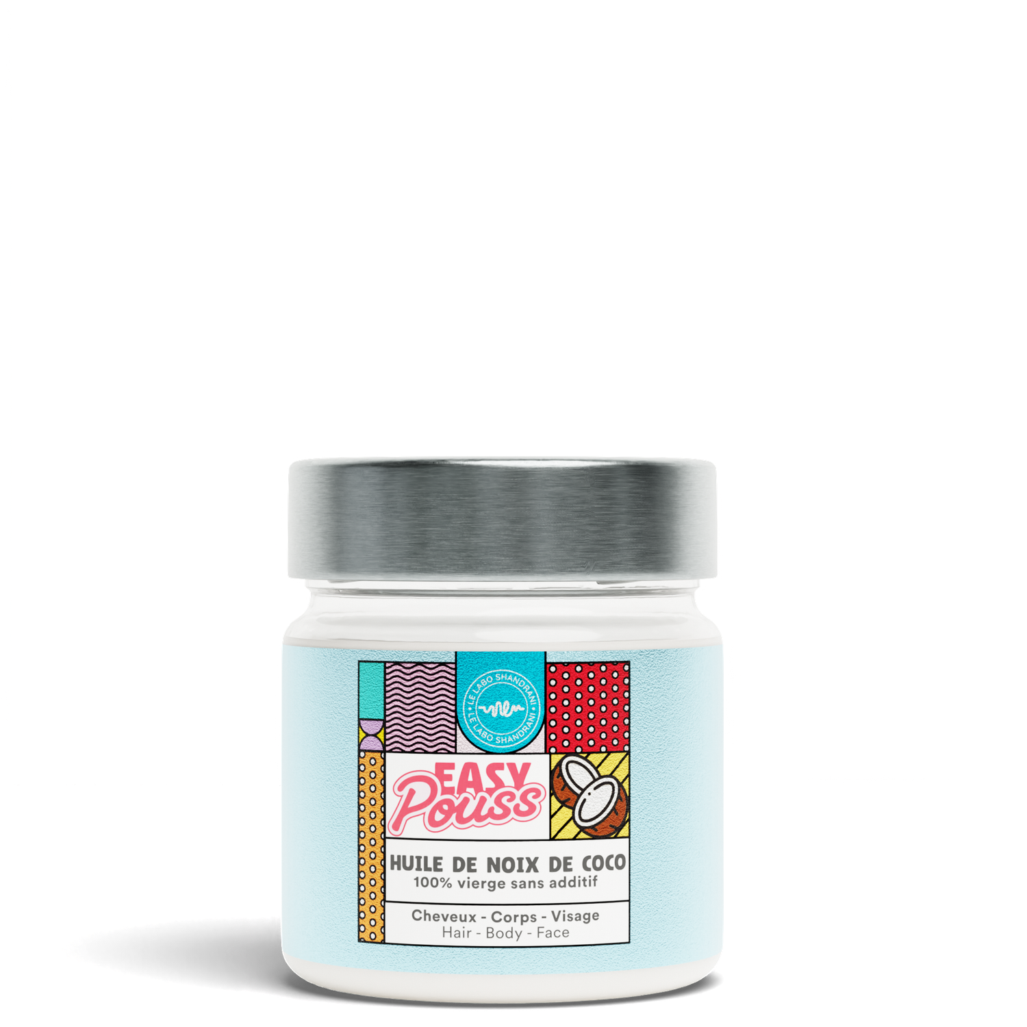 Easy Pouss - Huile de Coco 100% Vierge Easy Pouss - Huile de Coco 100% Vierge