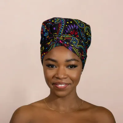 Headwrap facile - Bonnet à cheveux doublé en satin Headwrap facile - Bonnet à cheveux doublé en satin