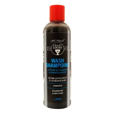CRAZY LOCKS - WASH Shampoing Noir 250ml CRAZY LOCKS - WASH Shampoing Noir 250ml