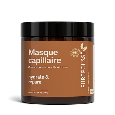 Masque Capillaire Hydratant & Réparateur – Pure Pousse (500 ml)