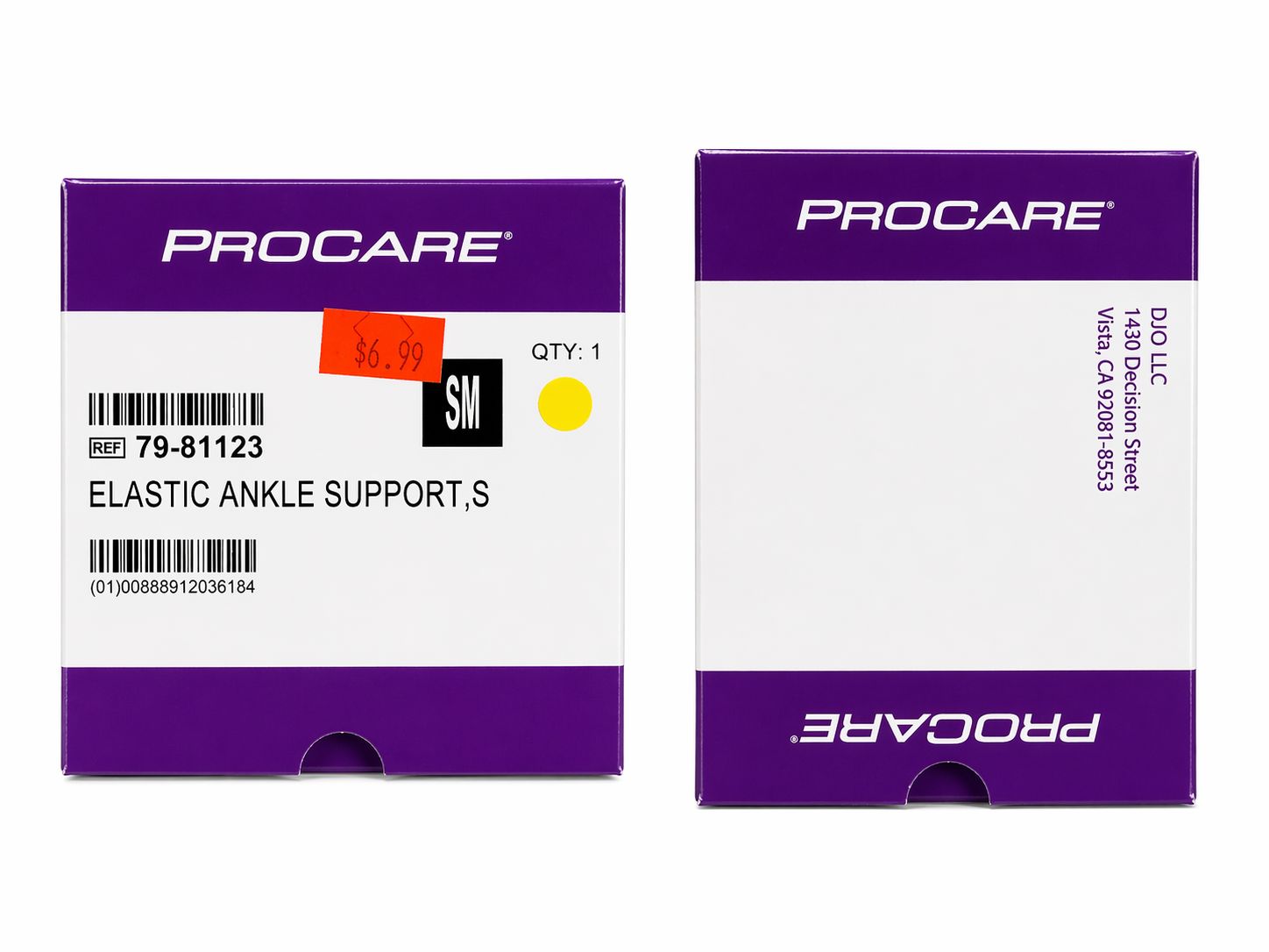 PROCARE ELASTIC ANKLE SUPPORT