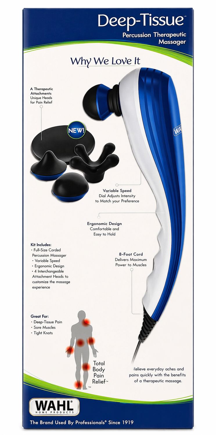 WAHL DEEP TISSUE  PERCUSSION THERAPEUTIC MASSAGER