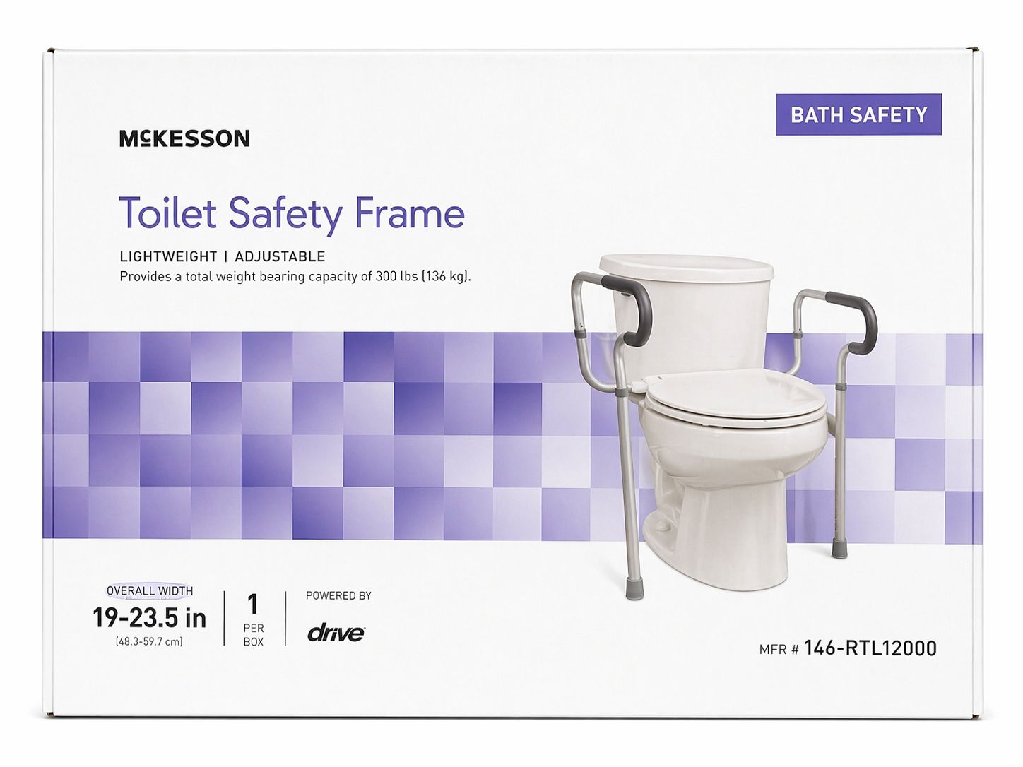 MCKESSON- TOILET SAFETY FRAME