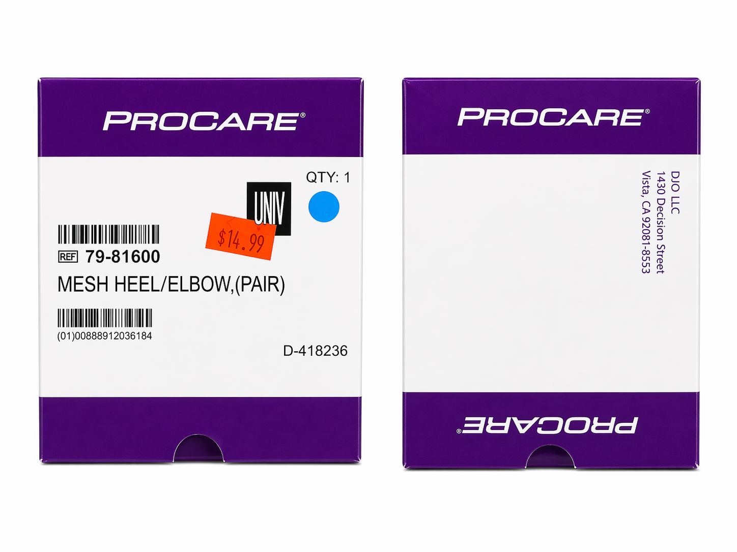 PROCARE MESH HEEL/ELBOW