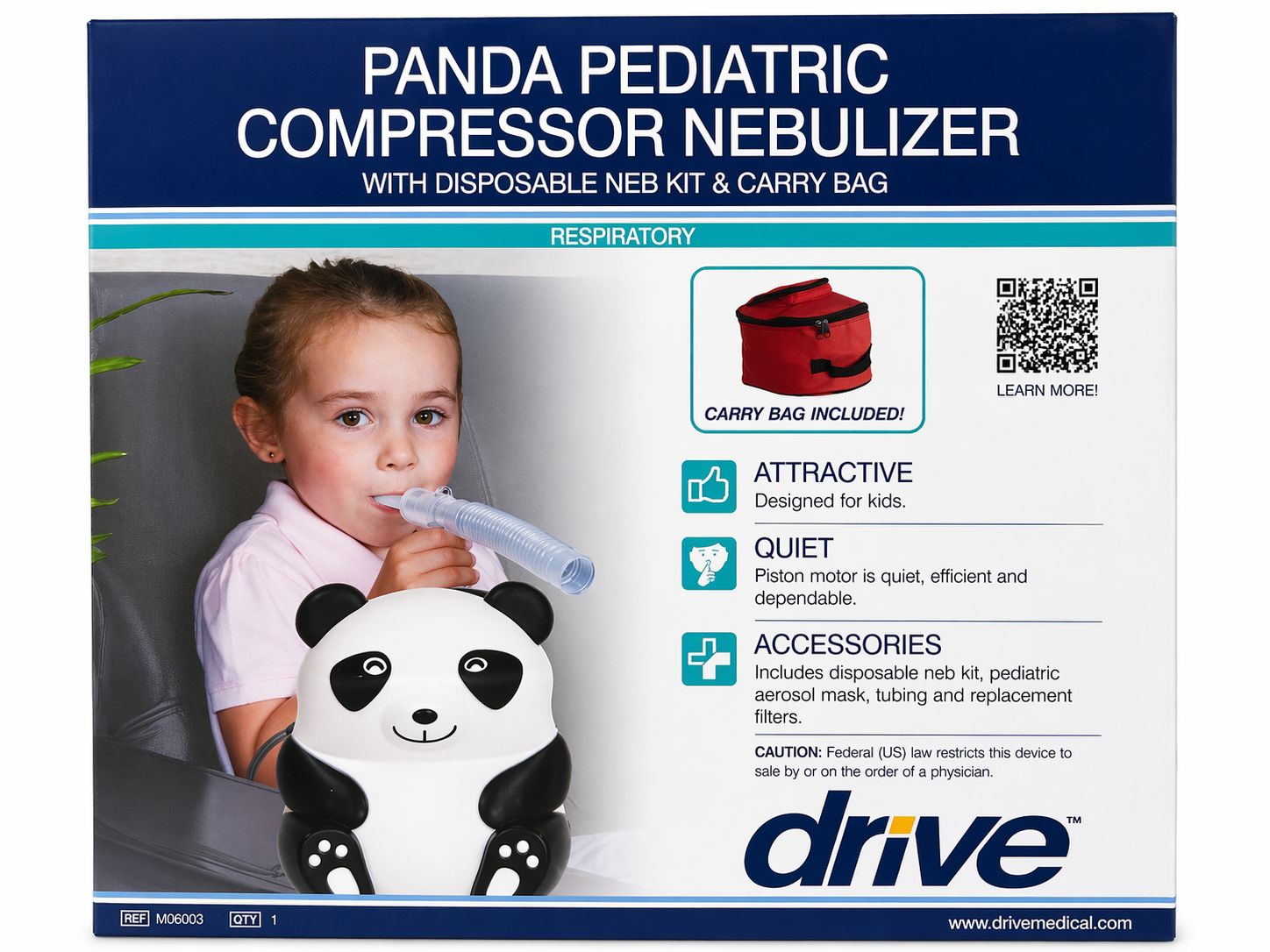 PANDA PEDIATRIC COMPRESSOR NEBULIZER