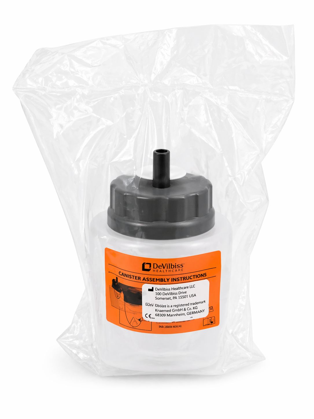 DEVILBISS HEALTHCARE MEDICAL SUCTION CANISTER