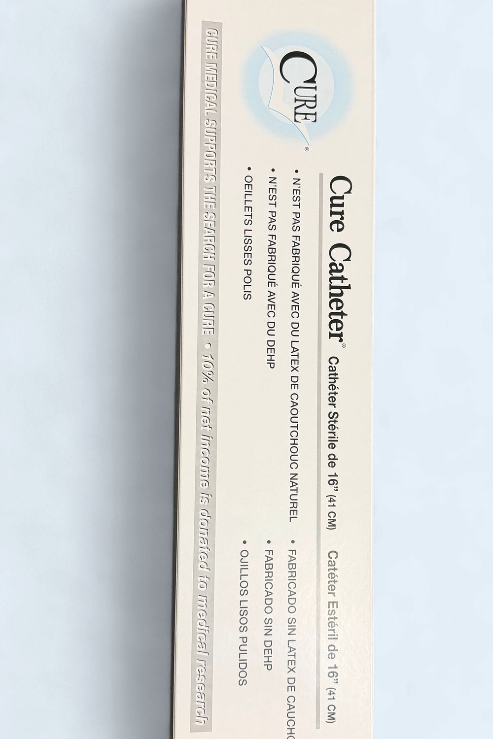 CURE CATHETER STERILE 16 INCHES