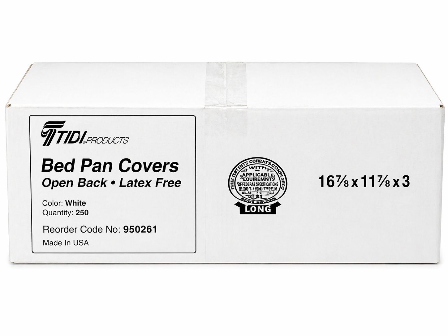 BED PAN COVERS