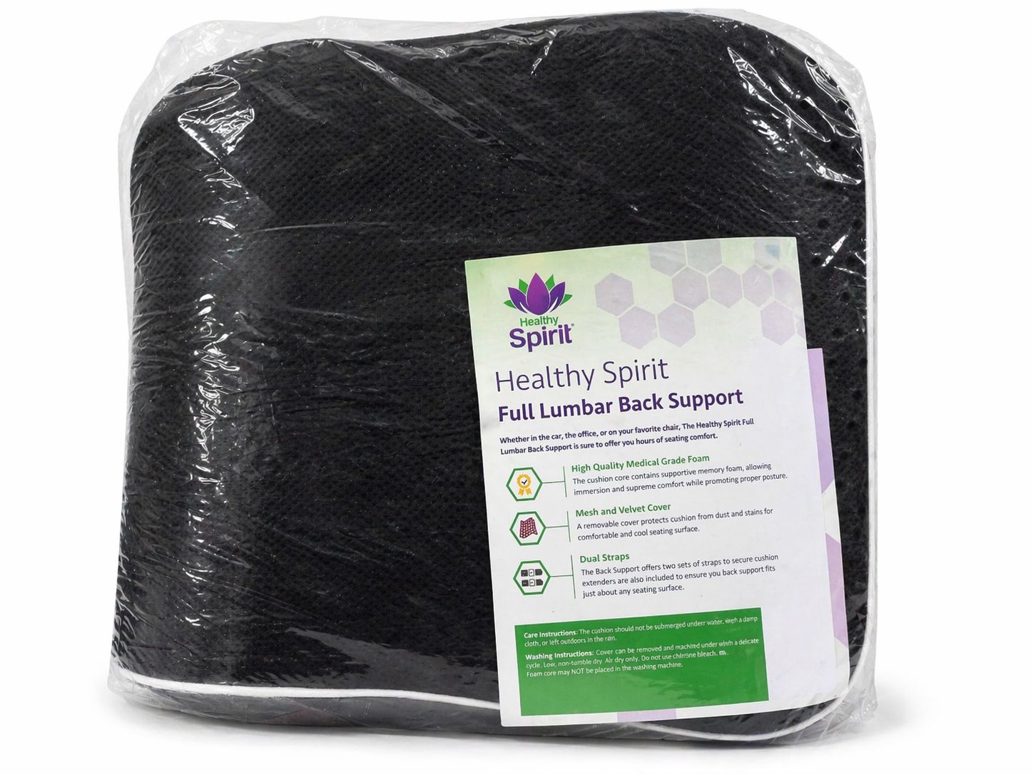 HEALTHY SPIRIT FULL LUMBAR BACK SUPPORT