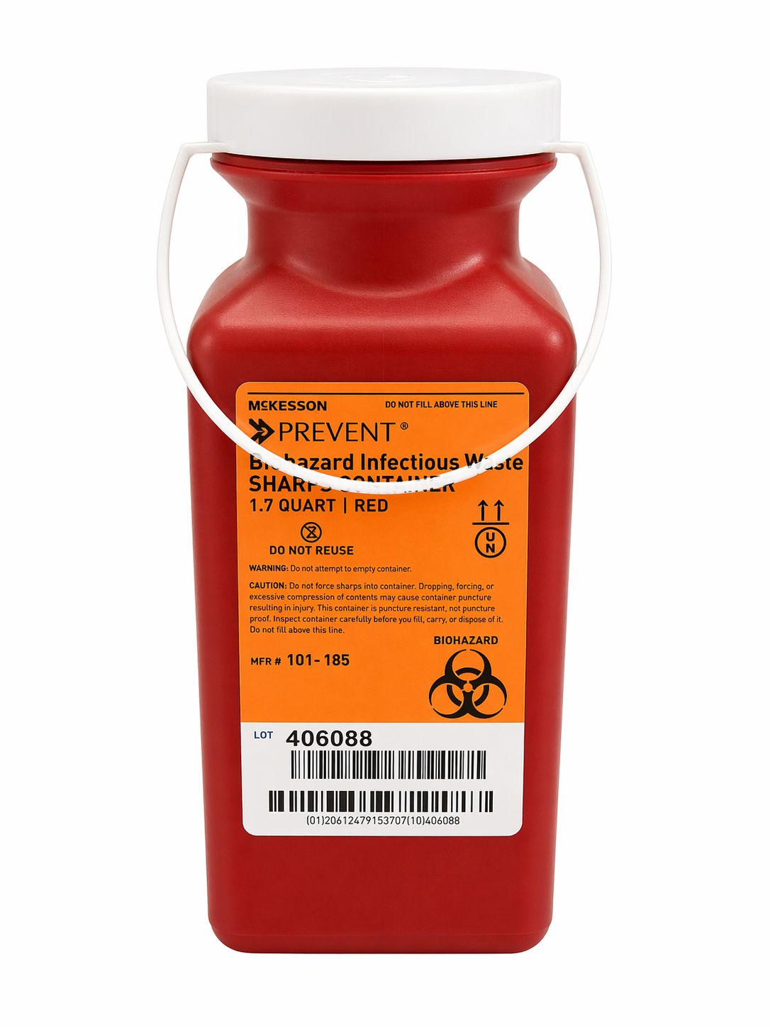 PREVENT  SHARP CONTAINER 1.7 QUART