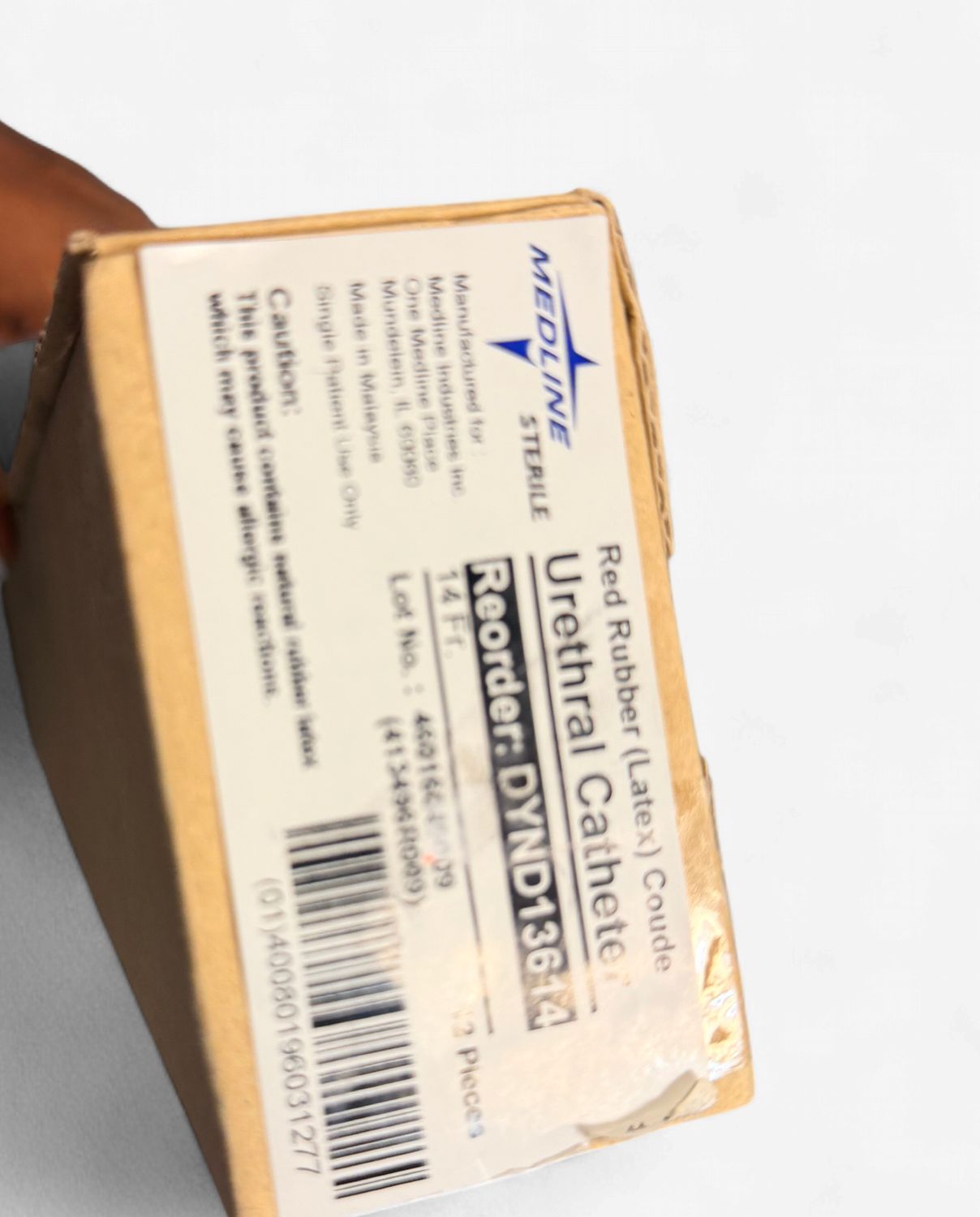 MEDLINE RED RUBBER URETHRAL CATHETER