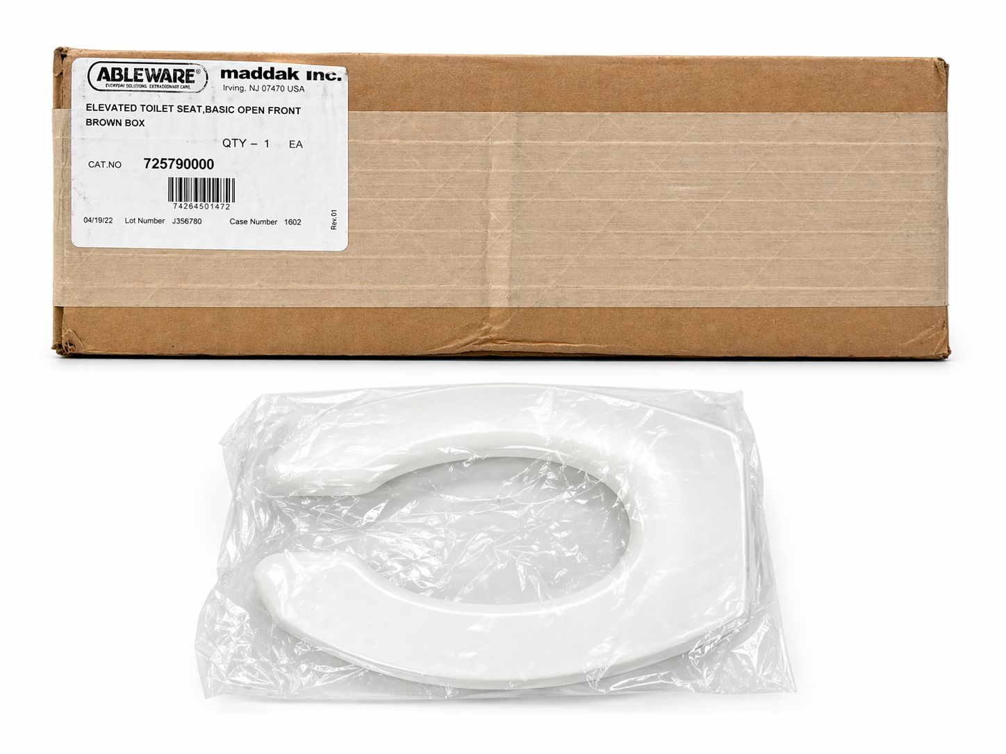 ABLEWARE ELEVATED TOILET SEAT