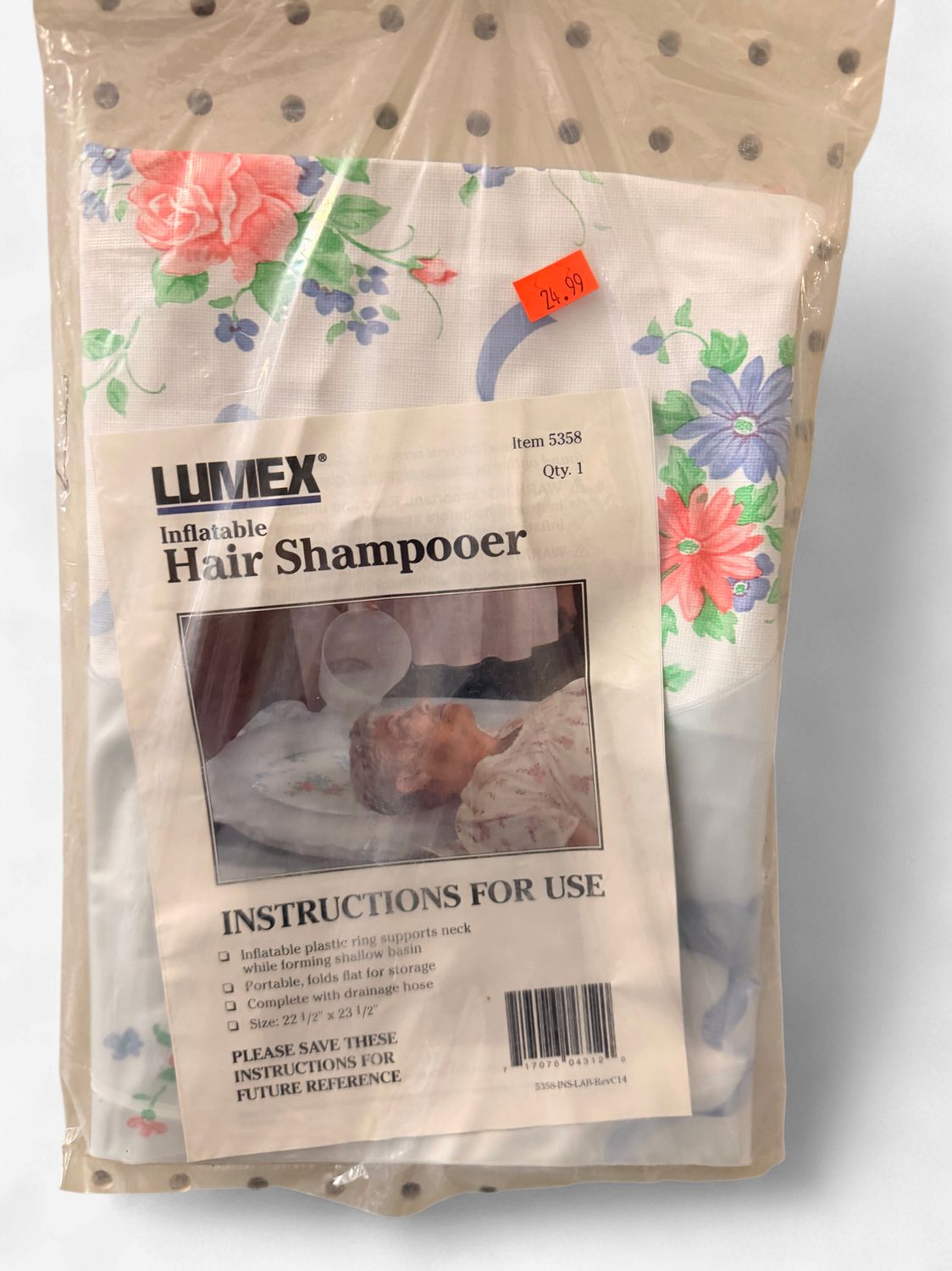 LUMEX INFLATABLE HAIR SHAMPOOR