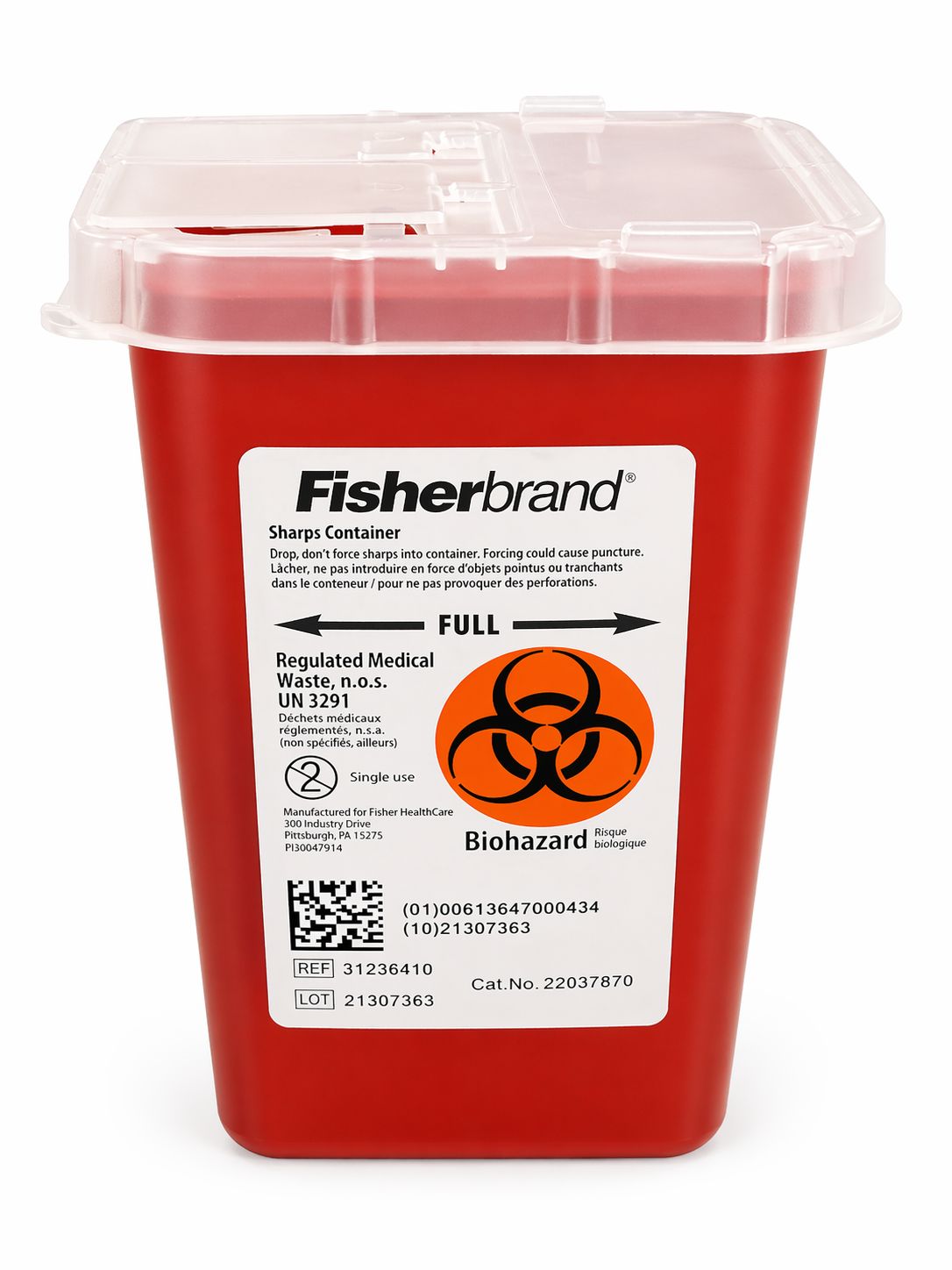 FISHER BRAND SHARP CONTAINER
