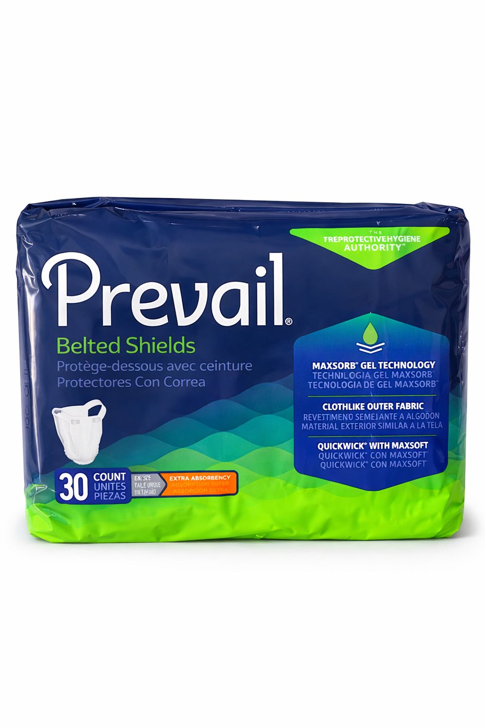 prevail belted shields- 30 count