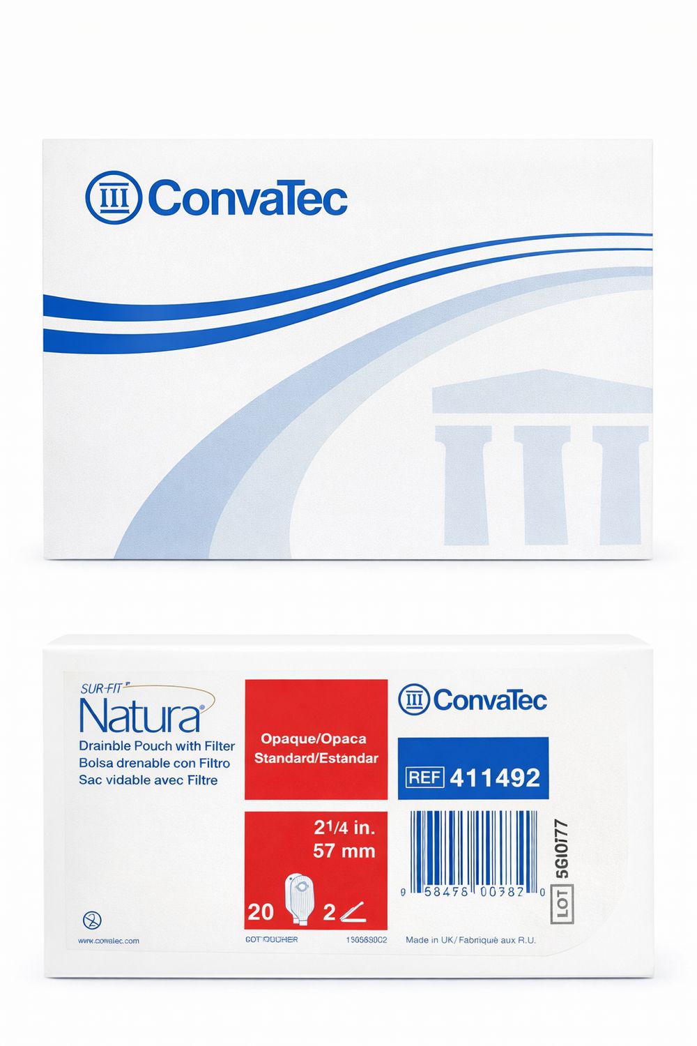 CONVATEC- NATURA DRAINABLE POUCH WITH FILTER