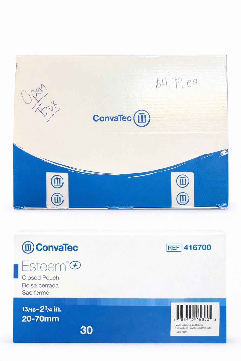 CONVATEC- ESTEEM CLOSED POUCH INDIVIDUAL PACK
