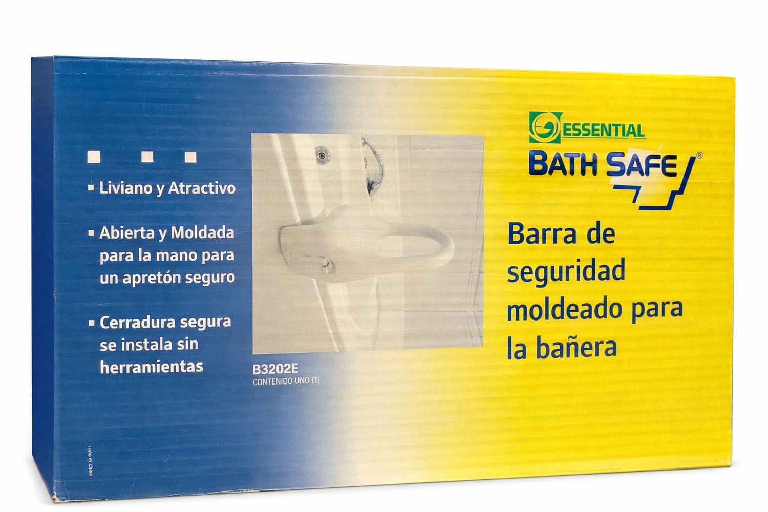 ESSENTIAL BATH SAFETY MOLDED TUB SAFETY RAIL