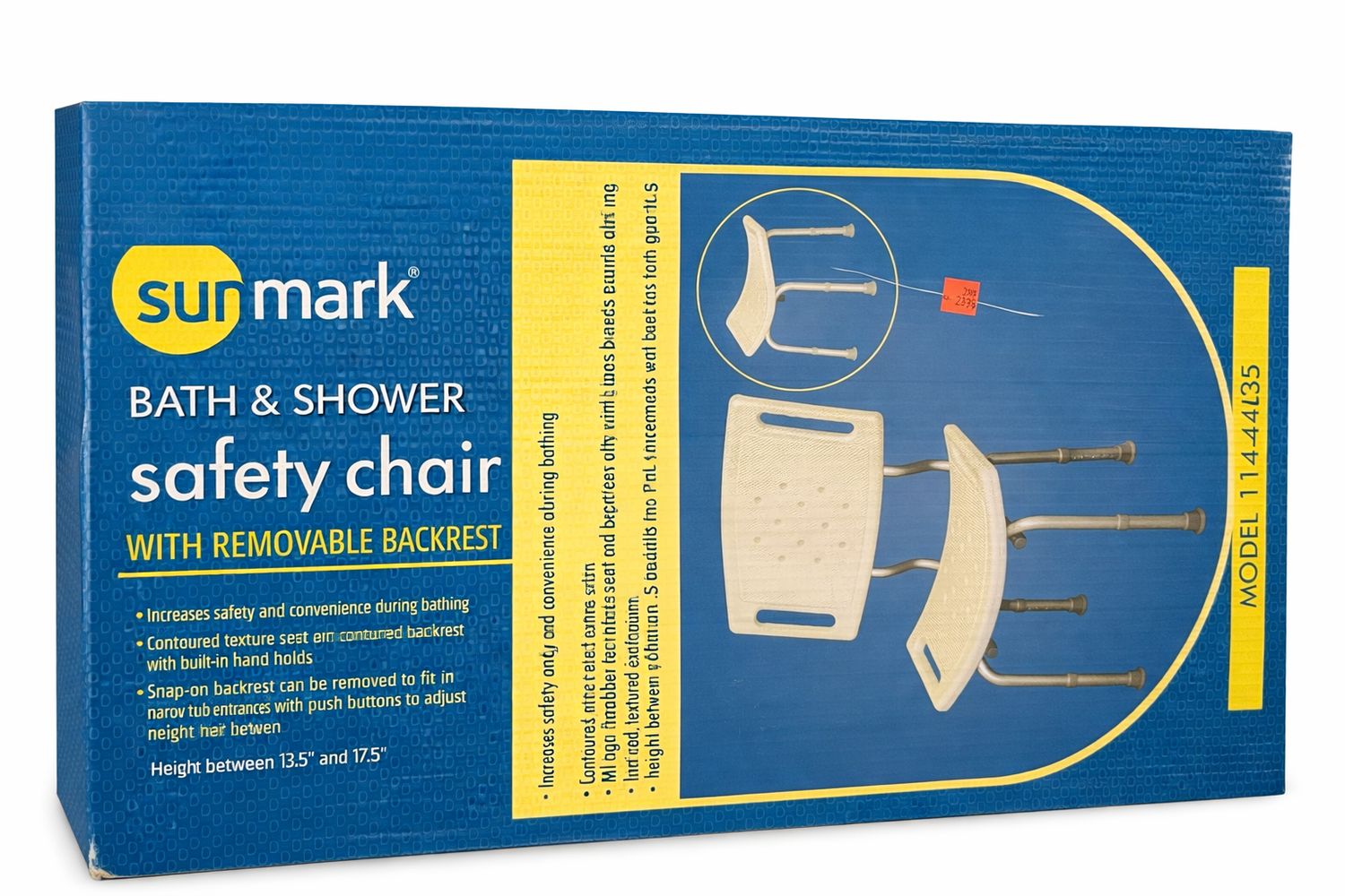 SUNMARK BATH &amp; SHOWER SAFETY CHAIR